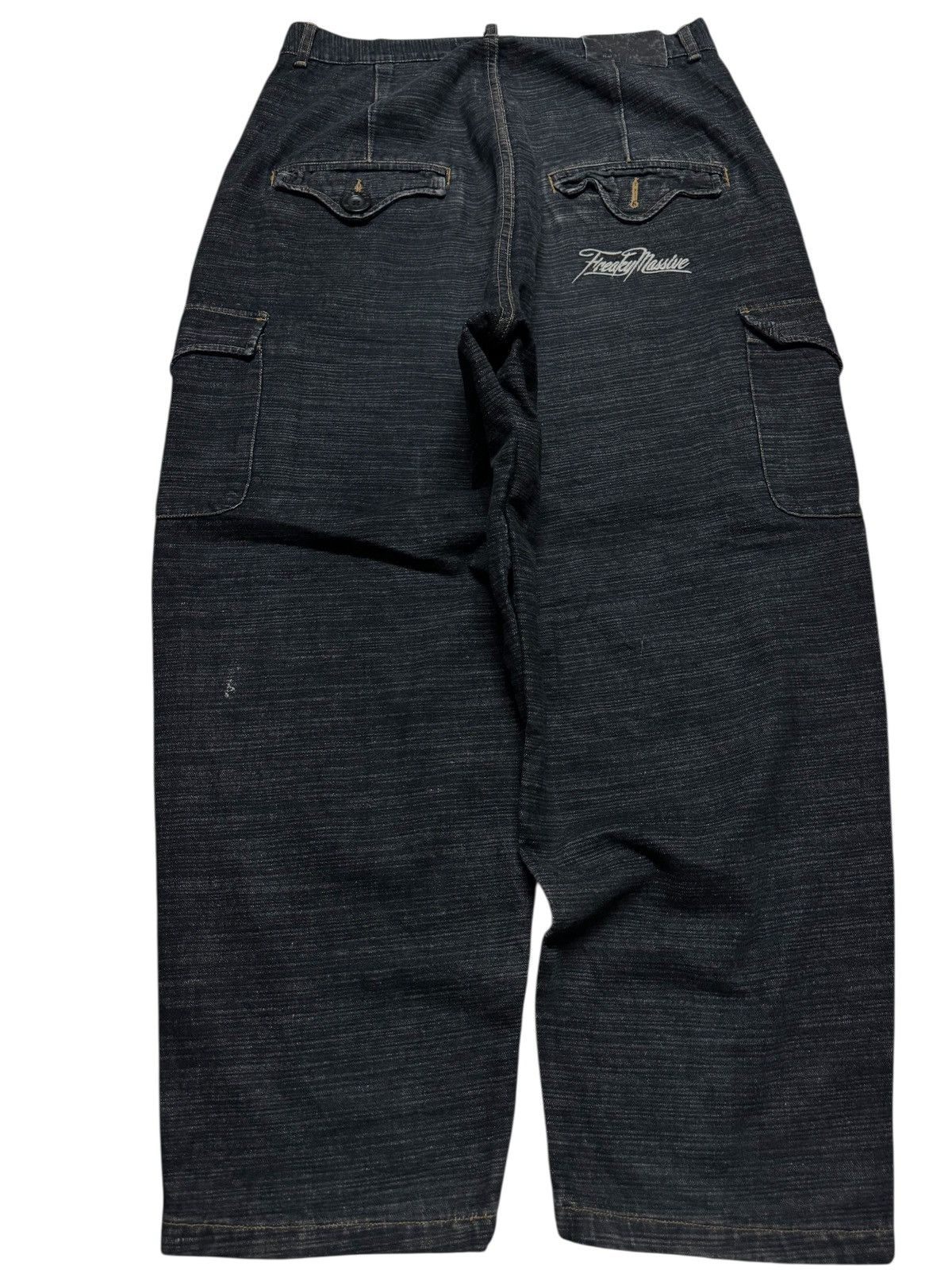 JNCO 💥INSANE BAGGY💥FREAKY F-R808 SUPER BAGGY CARGO HIP-HOP STYLE Size US 33 - 1 Thumbnail