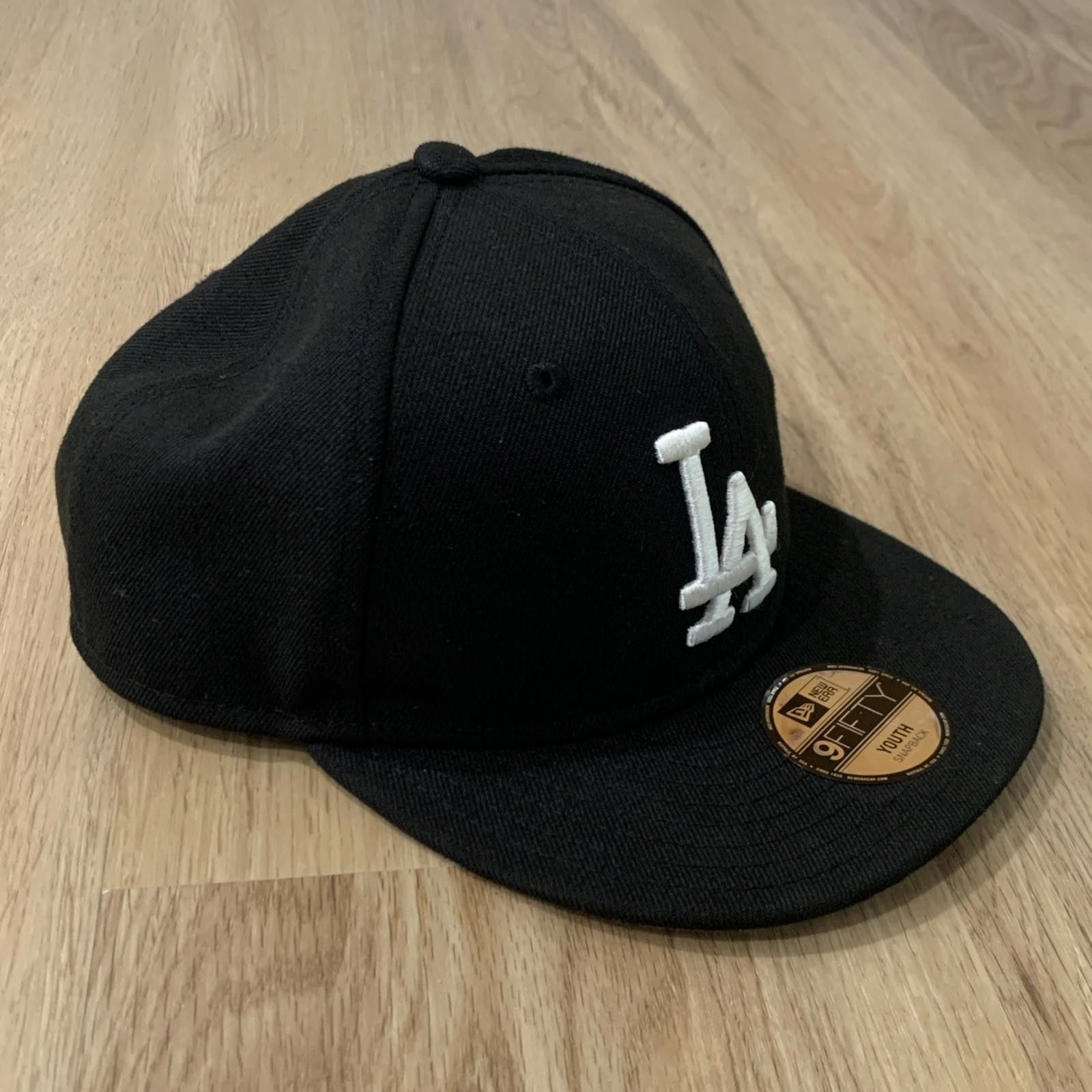 New Era Los Angeles Dodgers New Era 9FIFTY Snapback Youth Black New Size ONE SIZE - 7 Thumbnail