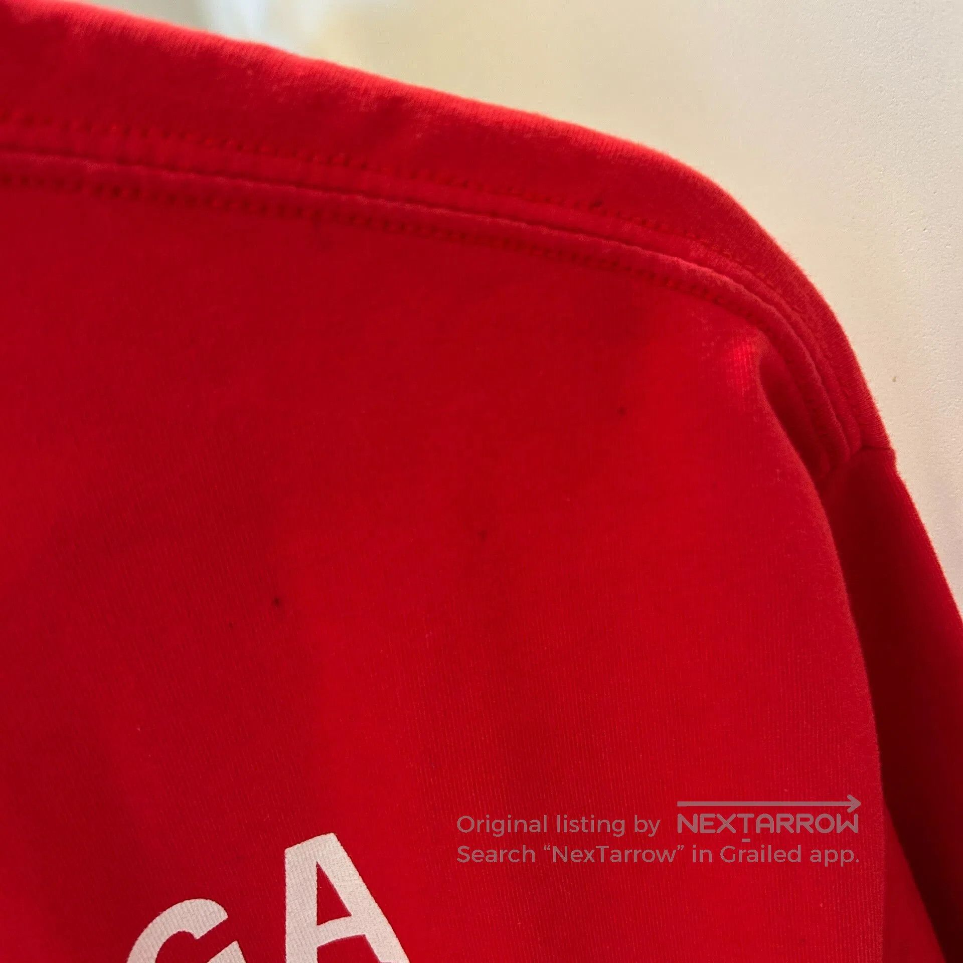 Balenciaga balenciaga red logo short sleeve t. Size US M / EU 48-50 / 2 - 6 Thumbnail