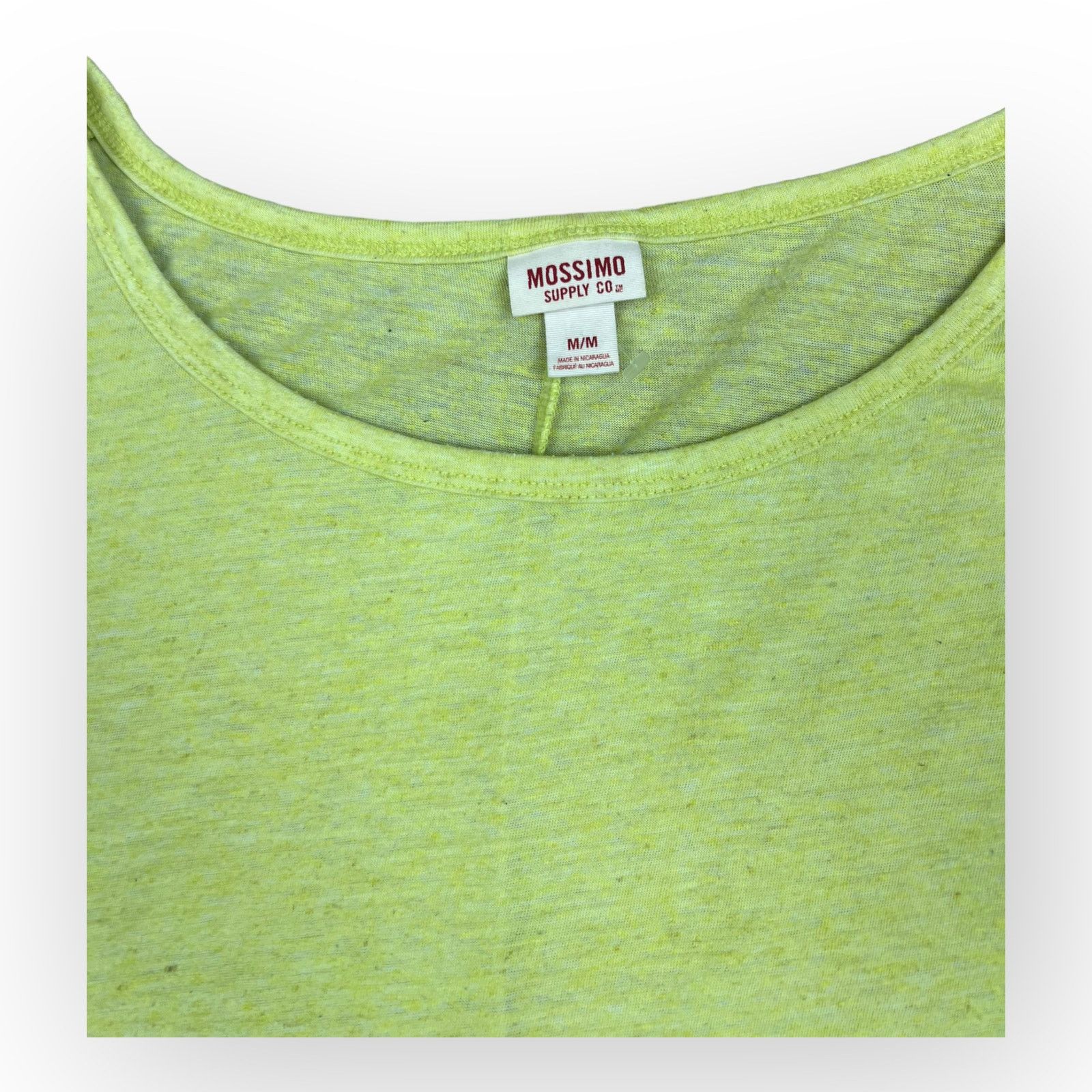 Vintage Mossimo Supply Co Vintage Y2K 3/4 Sleeve Neon Lime Green Size M / US 6-8 / IT 42-44 - 5 Thumbnail
