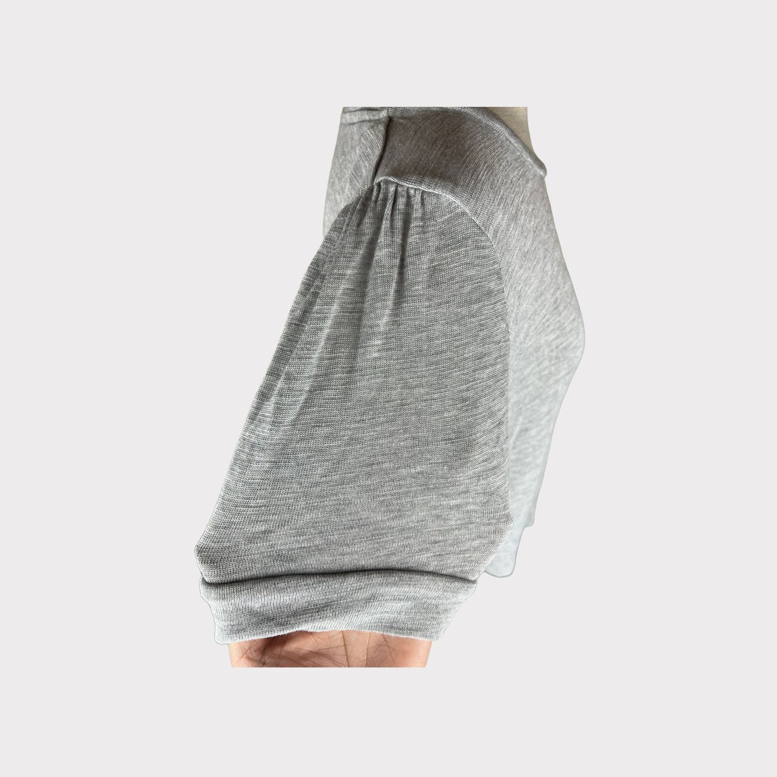 H&M H&M | Women's Puff Sleeve Knit Crop Top | Small Size S / US 4 / IT 40 - 4 Thumbnail