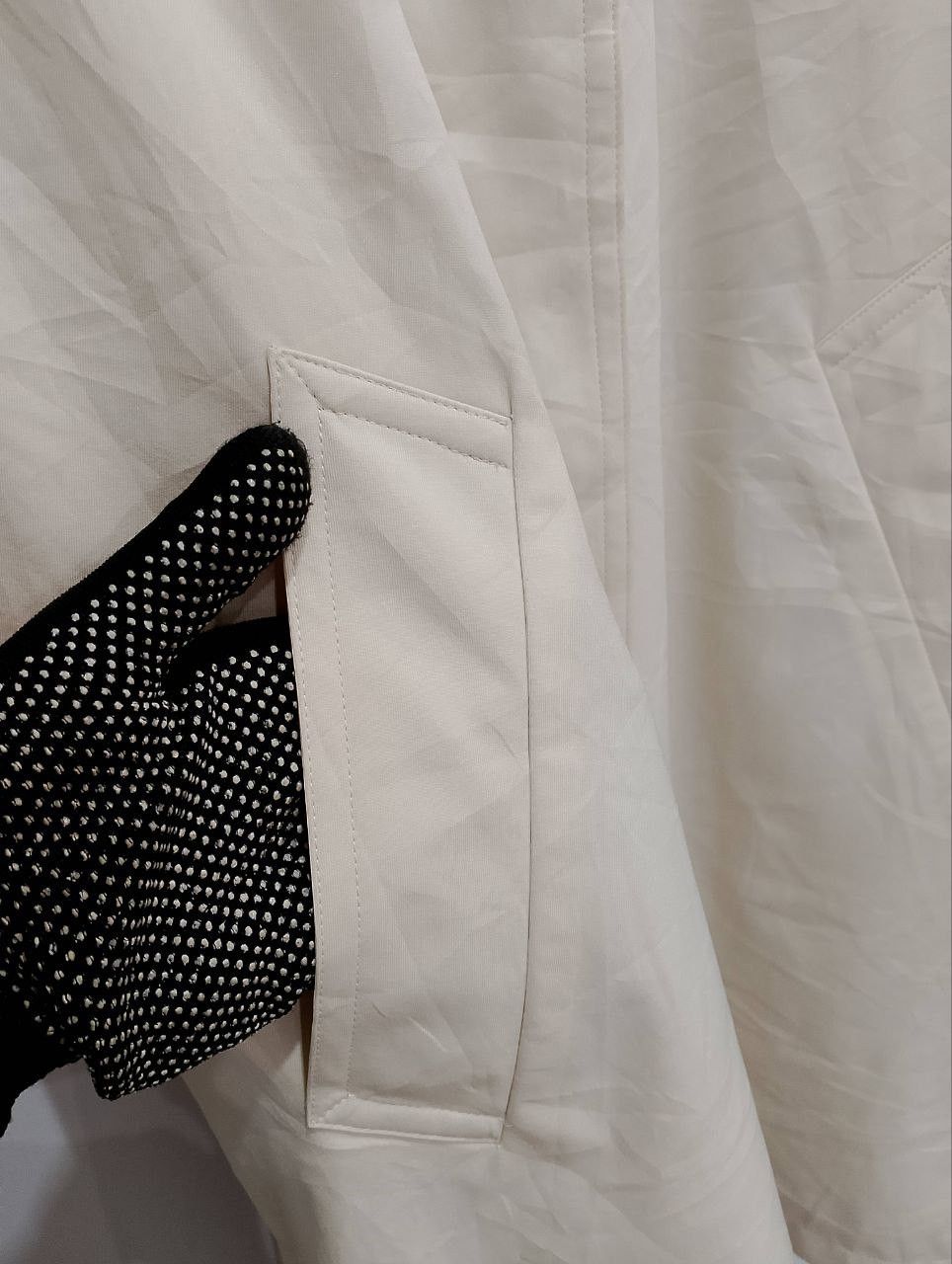 Le Grande Bleu (L.G.B.) MENER BATEAU Made in Japan🇯🇵 Beige Ester Long Coat Jacket Size L / US 10 / IT 46 - 9 Thumbnail