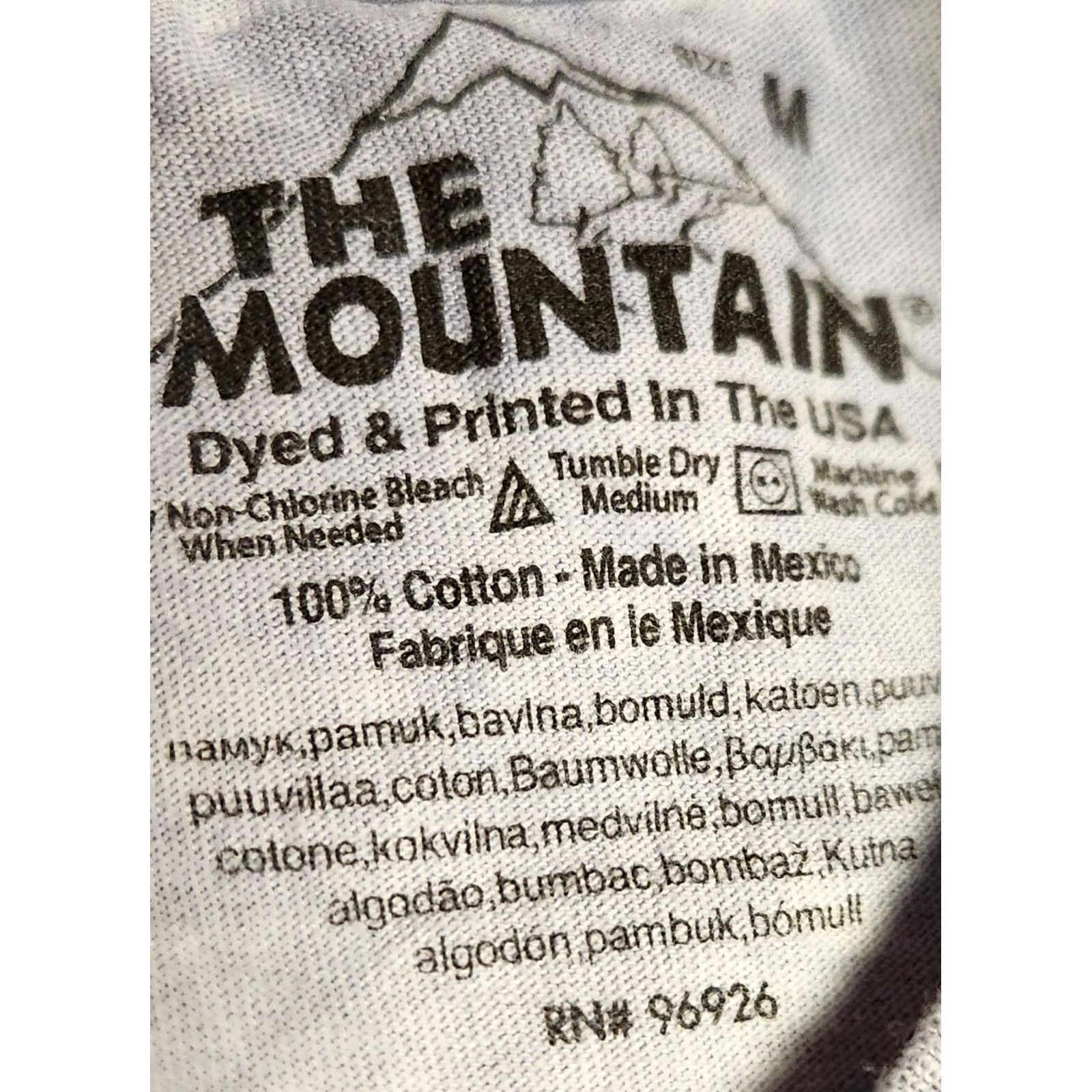 The Mountain VINTAGE The Mountain Eagle New T Shirt Men’s M Medium Tie Dye Blue NWT 2011 Size US M / EU 48-50 / 2 - 7 Thumbnail
