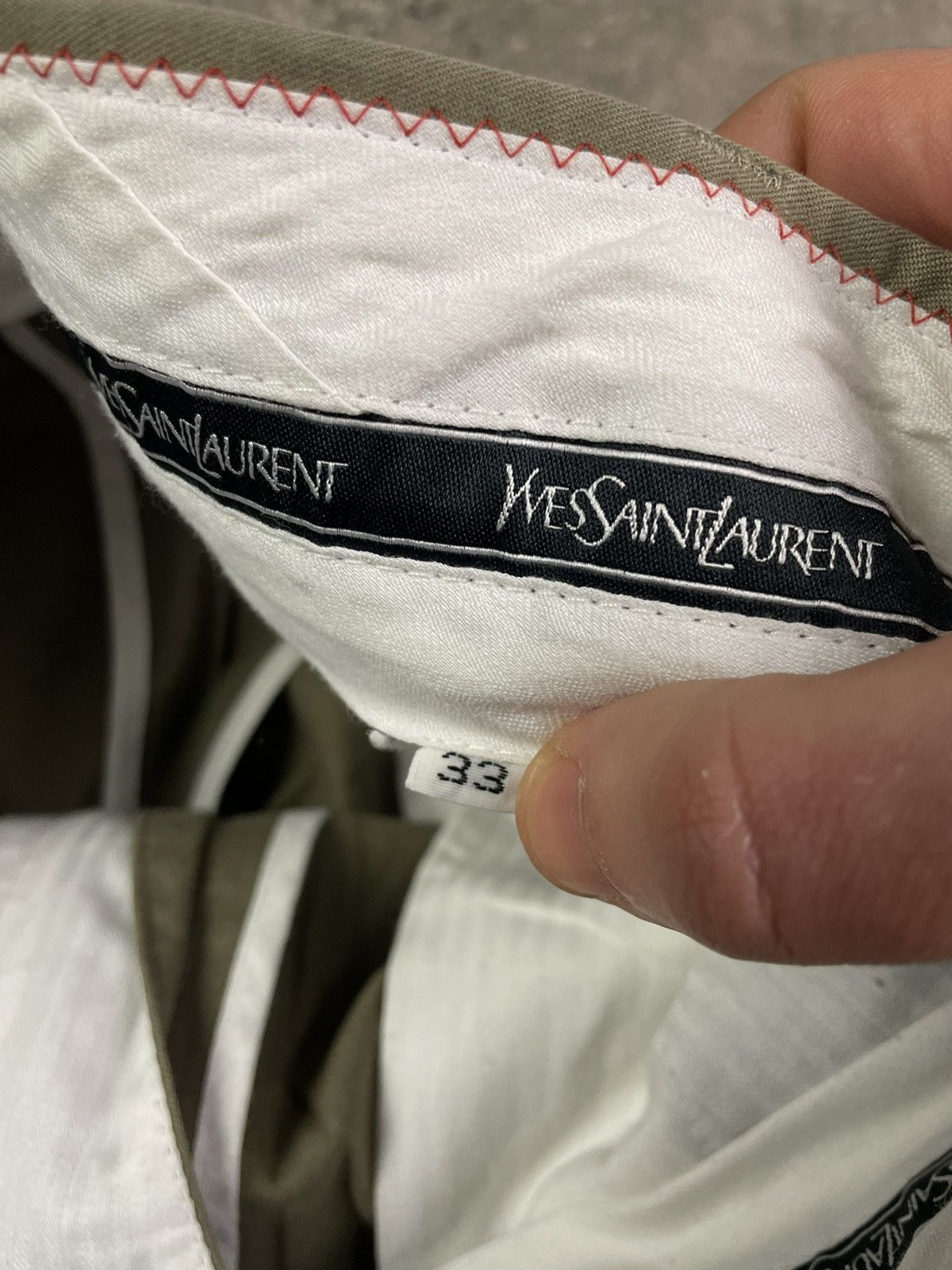 Vintage × Yves Saint Laurent Vintage 90s Yves Saint Laurent YSL Casual Formal Flared Pant Size US 33 - 3 Thumbnail