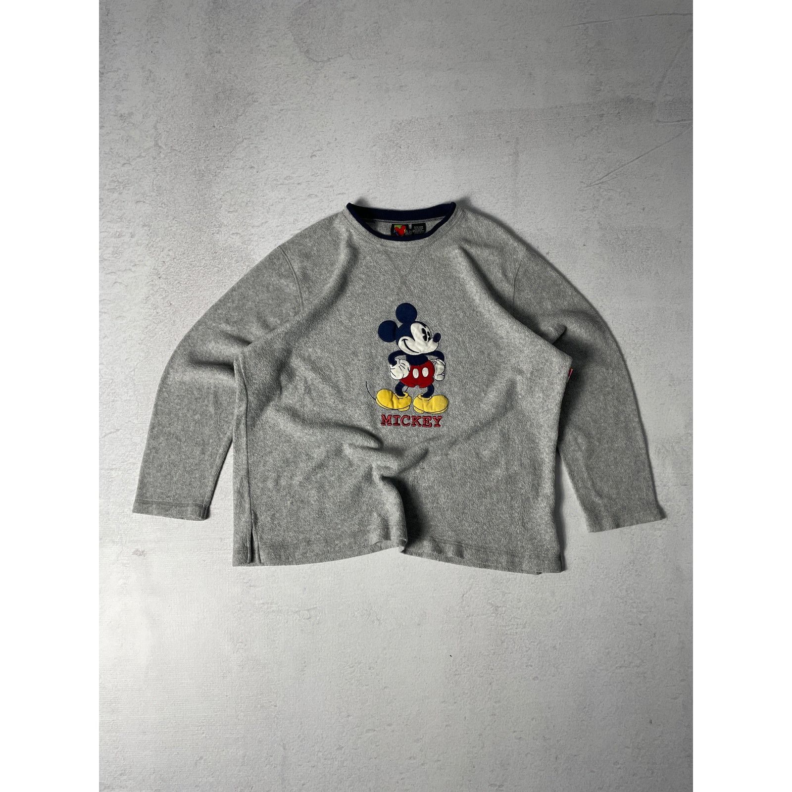 Disney Vintage Disney Mickey Fleece Sweatshirt - Women's XL Size XL / US 12-14 / IT 48-50 - 1 Thumbnail