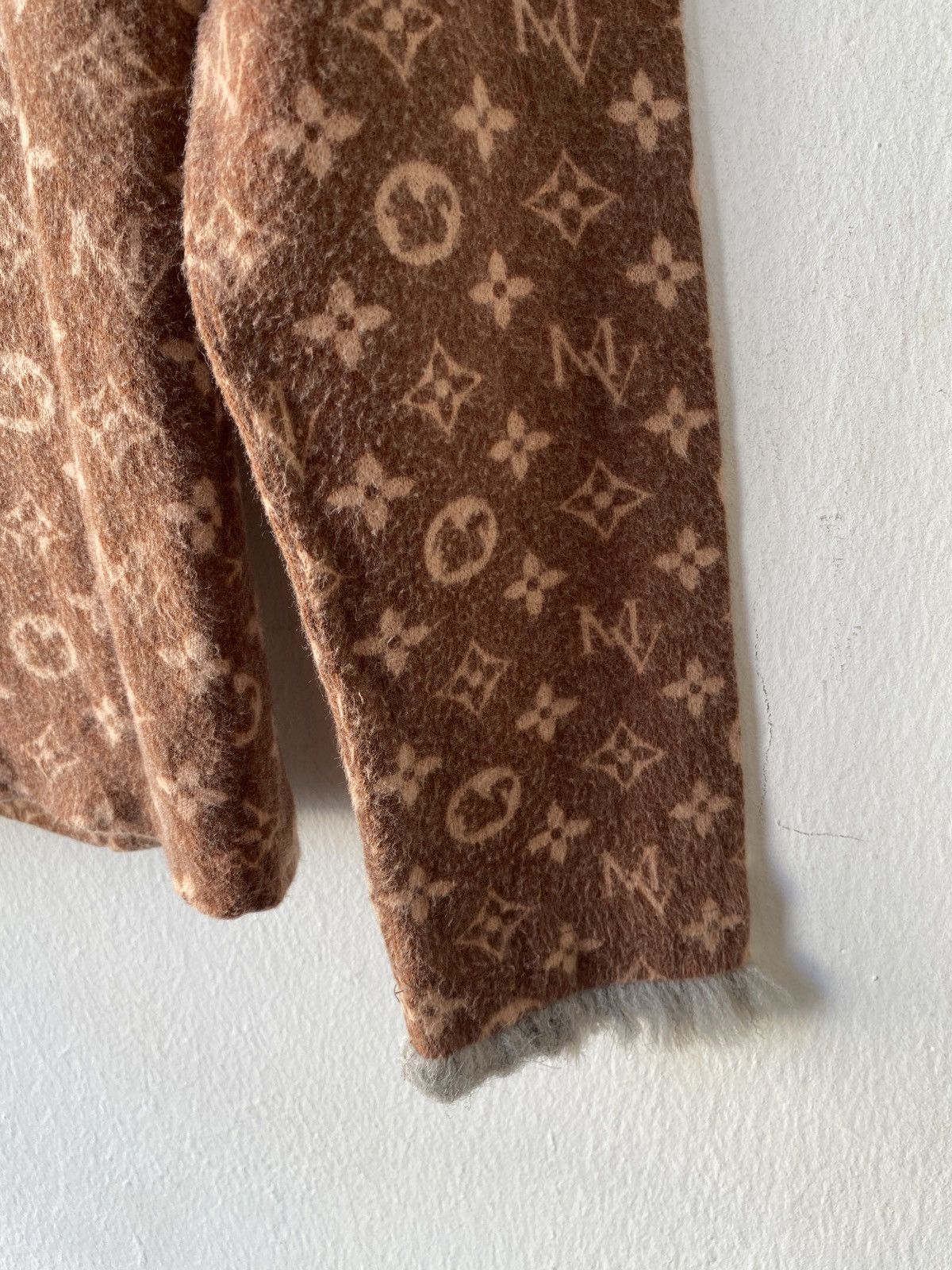 If Six Was Nine × Japanese Brand × Le Grande Bleu (L.G.B.) E.T.C Japan Rip Off Louis Vuitton Monogram Long Sleeve Shirt Size S / US 4 / IT 40 - 7 Thumbnail