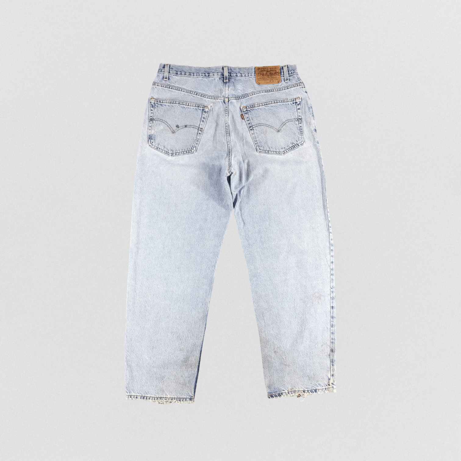 Levi's × Vintage Vintage 90s Light Wash Levis Jeans-JM1465 Size US 37 - 2 Thumbnail