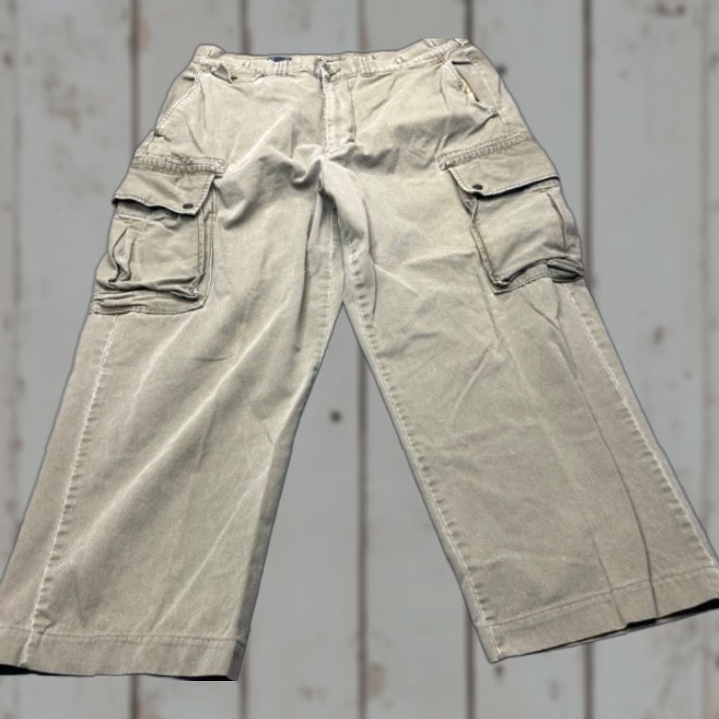 Polo Ralph Lauren Pants Mens 38x31 Olive 67 Cargo Chino Baggy Military Polo Ralph Lauren Pants Cargo Chino Army Olive 38 Mens 31 Baggy 67