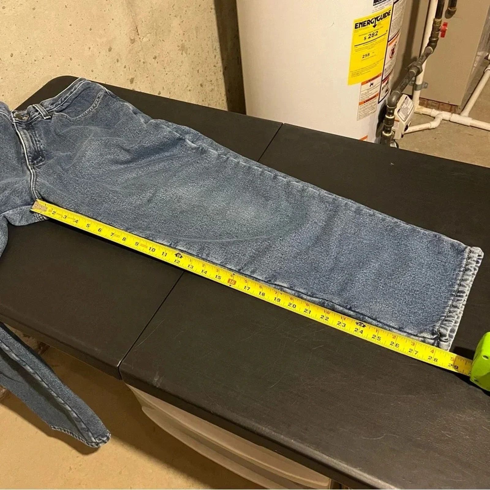 L.L. Bean Women's LL Bean Insulated Relaxed Fit Jeans Size 12 Denim Size 34" / US 12 / IT 48 - 8 Thumbnail