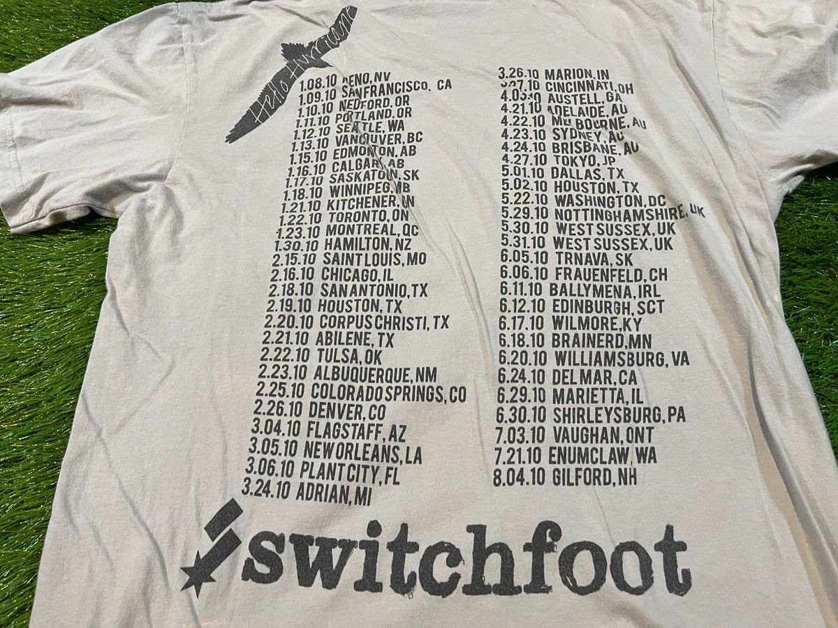 Band Tees Vtg Switchfoot Band - 2010 Hello Hurricane Concert Tour Size US M / EU 48-50 / 2 - 6 Thumbnail