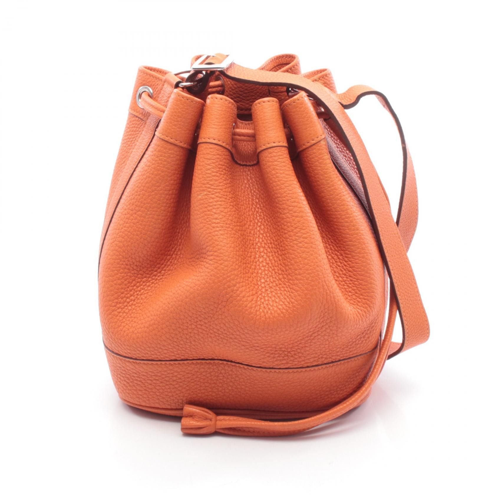 Hermes Hermes Hermes Market PM Togo Leather Shoulder Bag Leather Shoulder Bag Stamp L (2008) DUTY FREE for USA Size ONE SIZE - 1 Thumbnail
