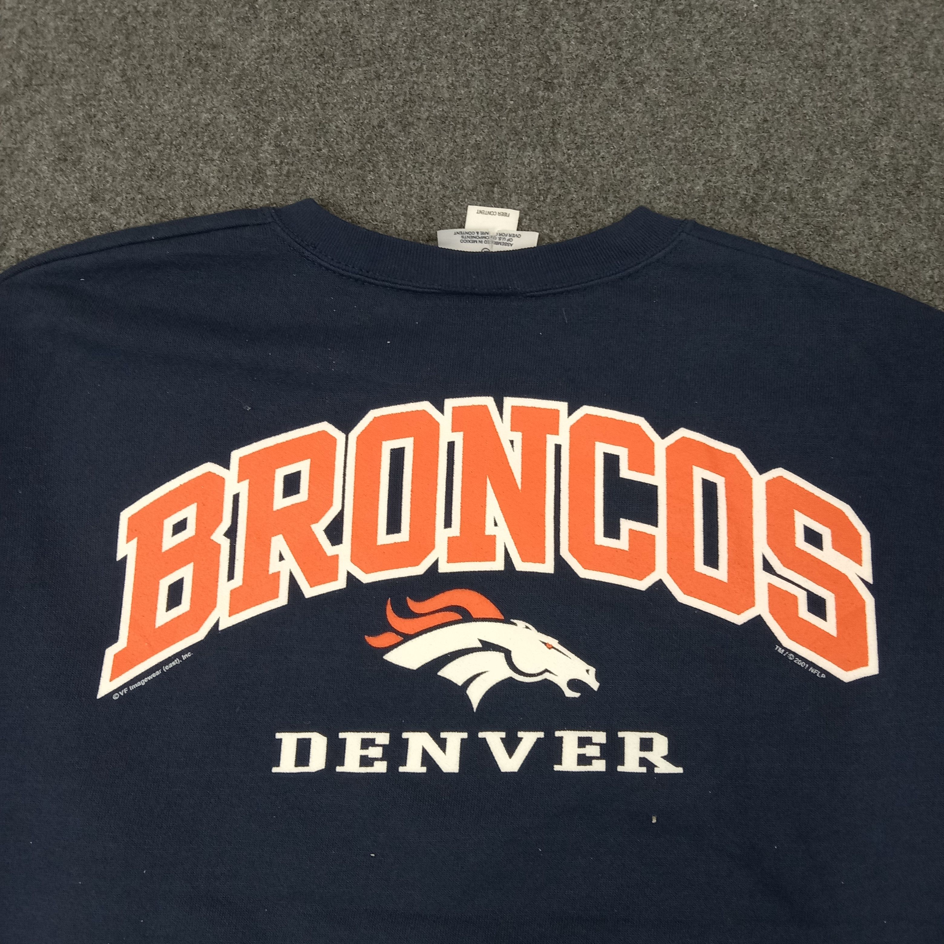 NFL Broncos Denver American Football Team Sweatshirt C253N8 Size US L / EU 52-54 / 3 - 8 Thumbnail