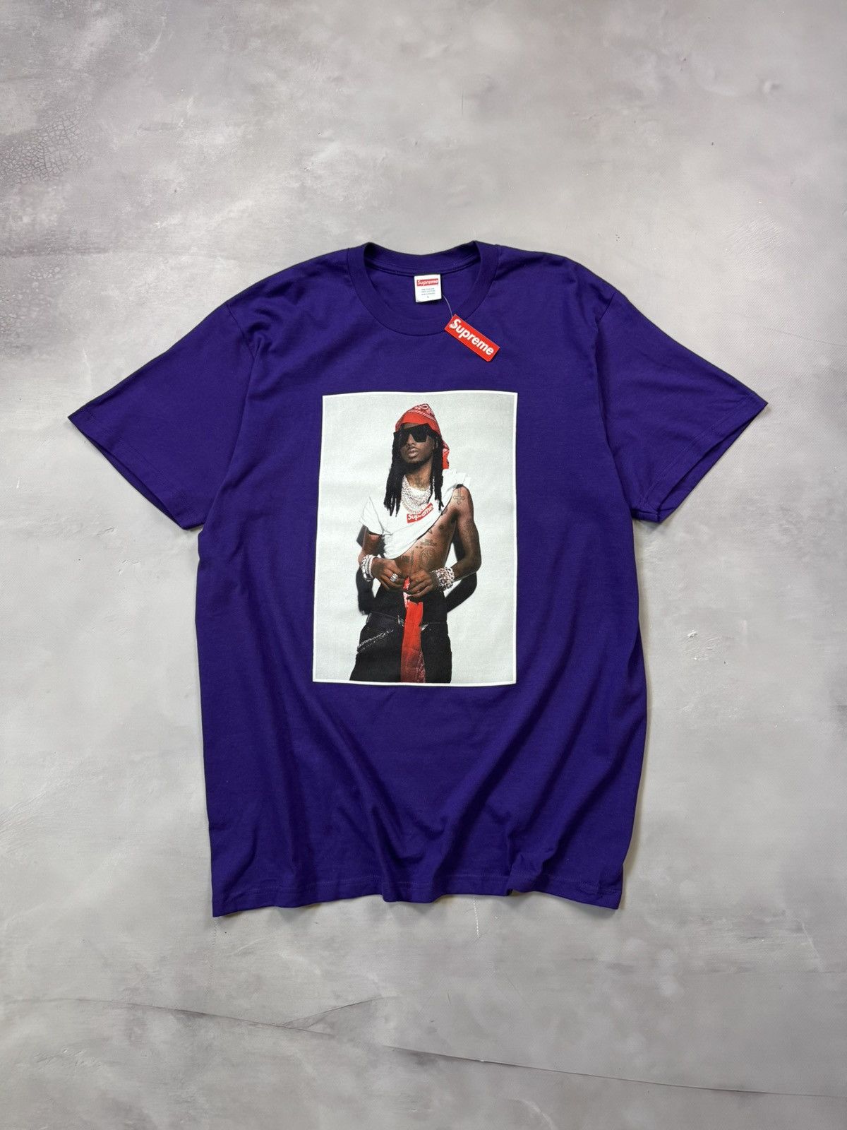 Supreme Playboi Carti x Supreme T-Shirt Purple Tee Small