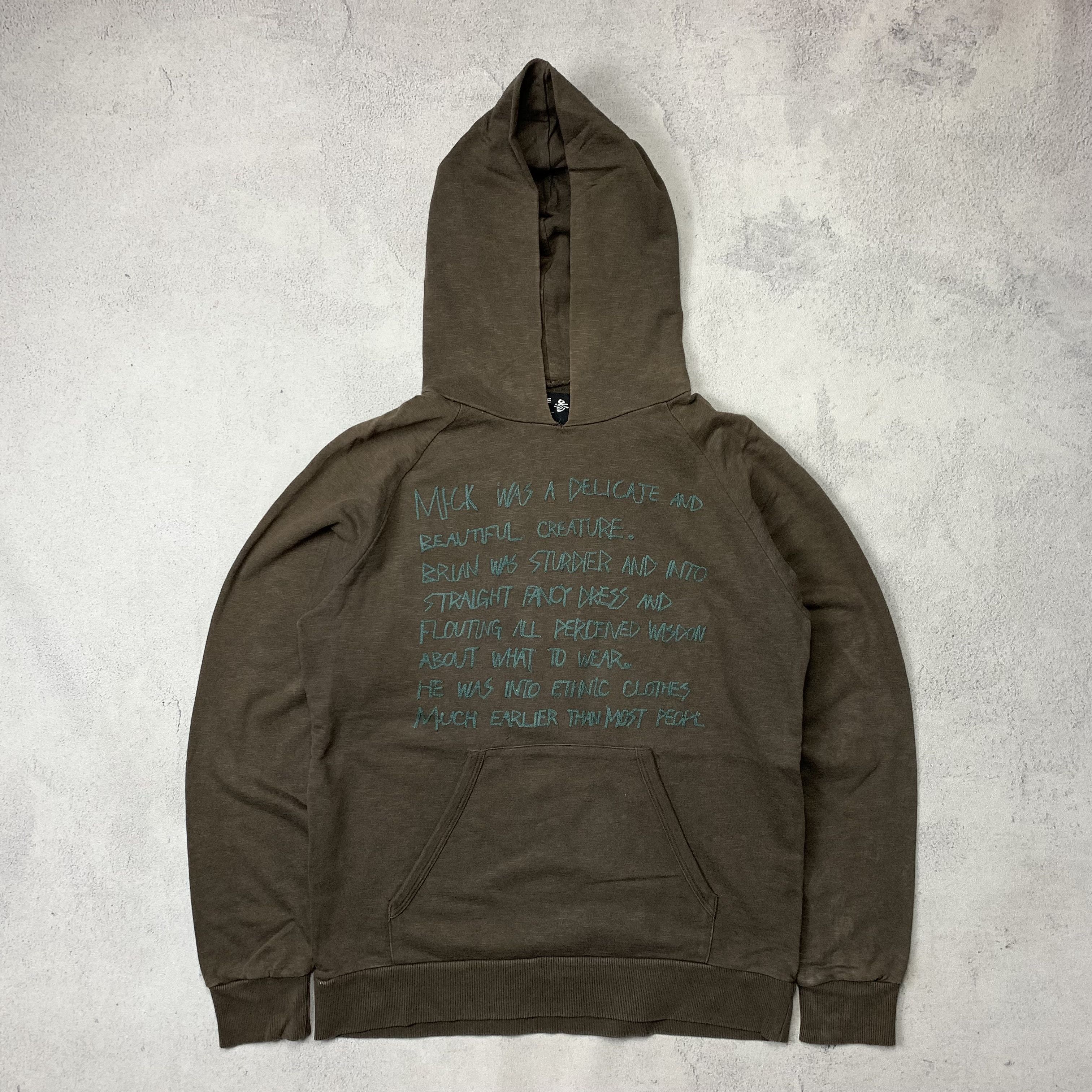 Beauty Beast AW98 “More Faster” embroidered dark knight hoodie