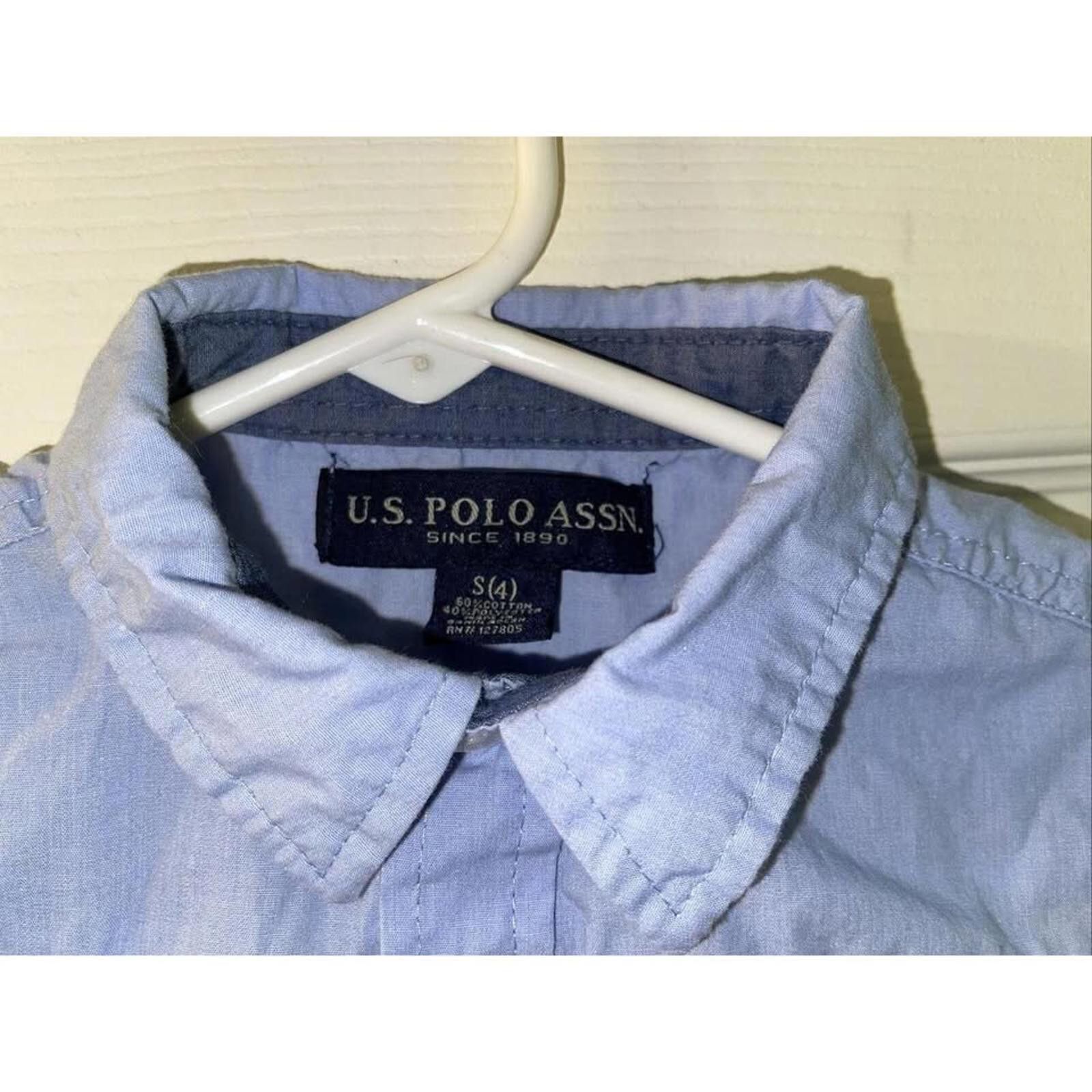 Other U.S. Polo Assn. Colorblock Kids Shirt - Striped Short Sleeve Size ONE SIZE - 5 Thumbnail
