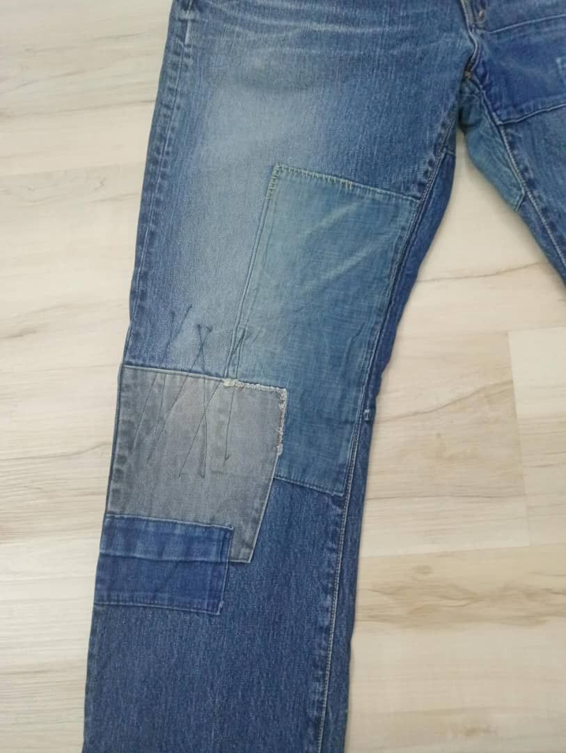 Blue Blue Japan Vintage Distressed Blue Blue Japan Size US 32 / EU 48 - 3 Thumbnail
