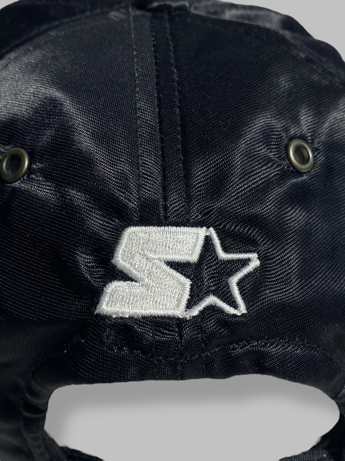 Starter Vintage 90s White Sox Starter Nylon Cap Rare USA Size ONE SIZE - 12 Thumbnail