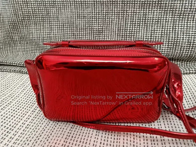 Vivienne Westwood Vivienne Westwood size os Patent leather red bag, Saturn lo Size ONE SIZE - 5 Thumbnail