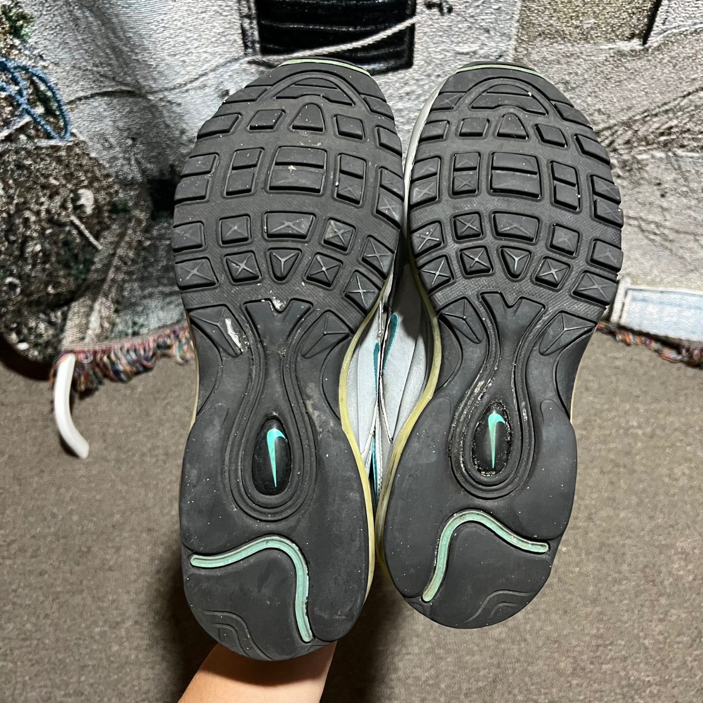 Nike Nike Air Max 97 OG Aqua 285 Size US 10.5 / EU 43-44 - 8 Thumbnail