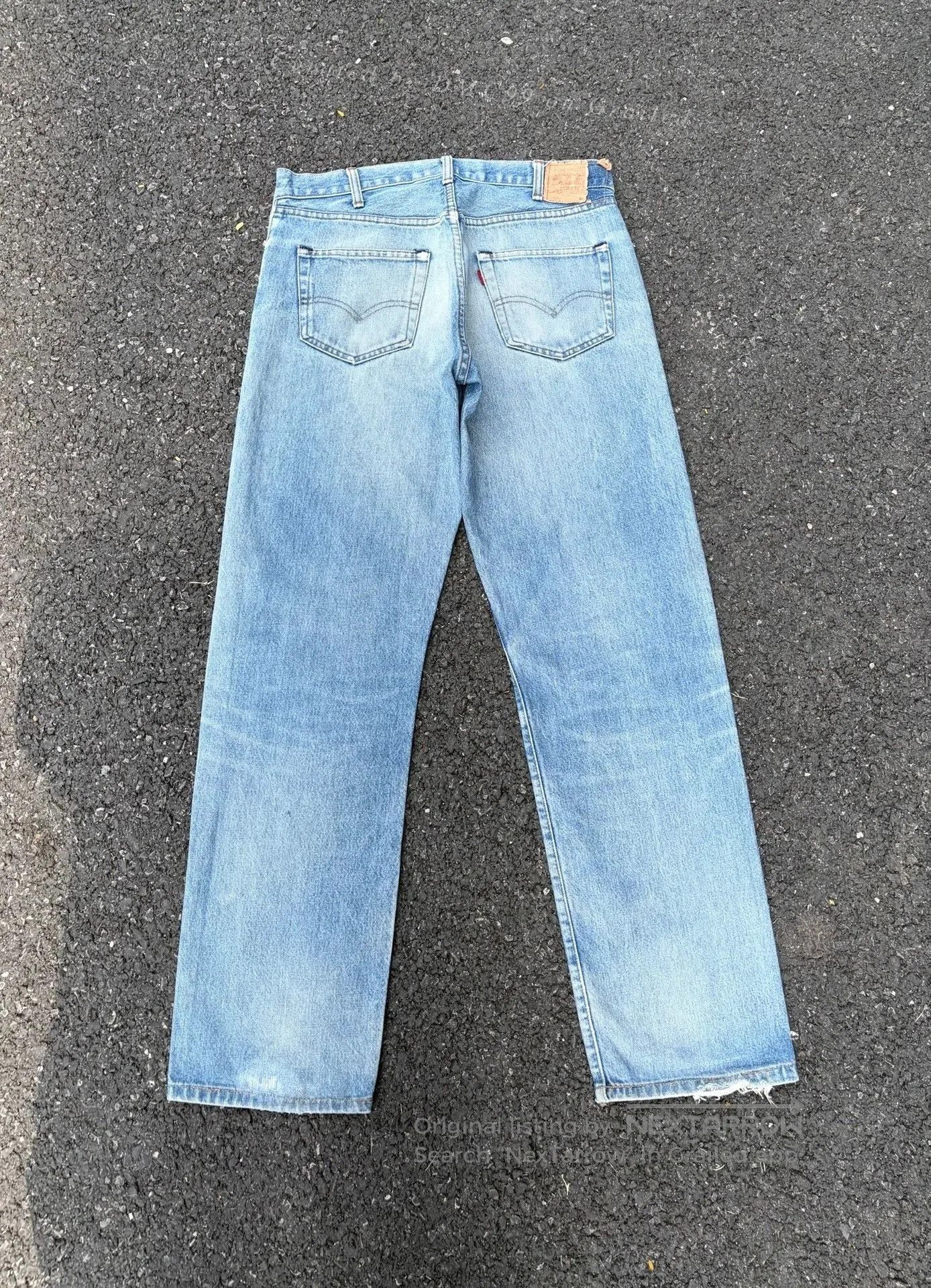 Vintage Vintage Levis 502 90s Blue Jeans. Size US 32 / EU 48 - 5 Thumbnail