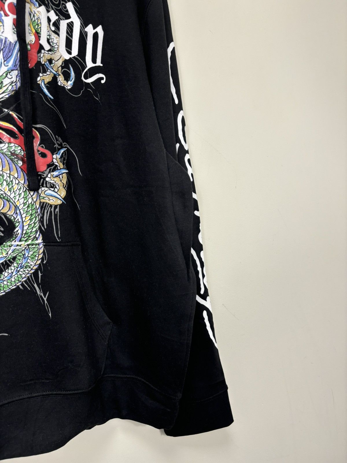 Ed Hardy Ed Hardy Chinese Dragon Tattoo Logo NEW Black Hype Hoodie Size US XL / EU 56 / 4 - 7 Thumbnail