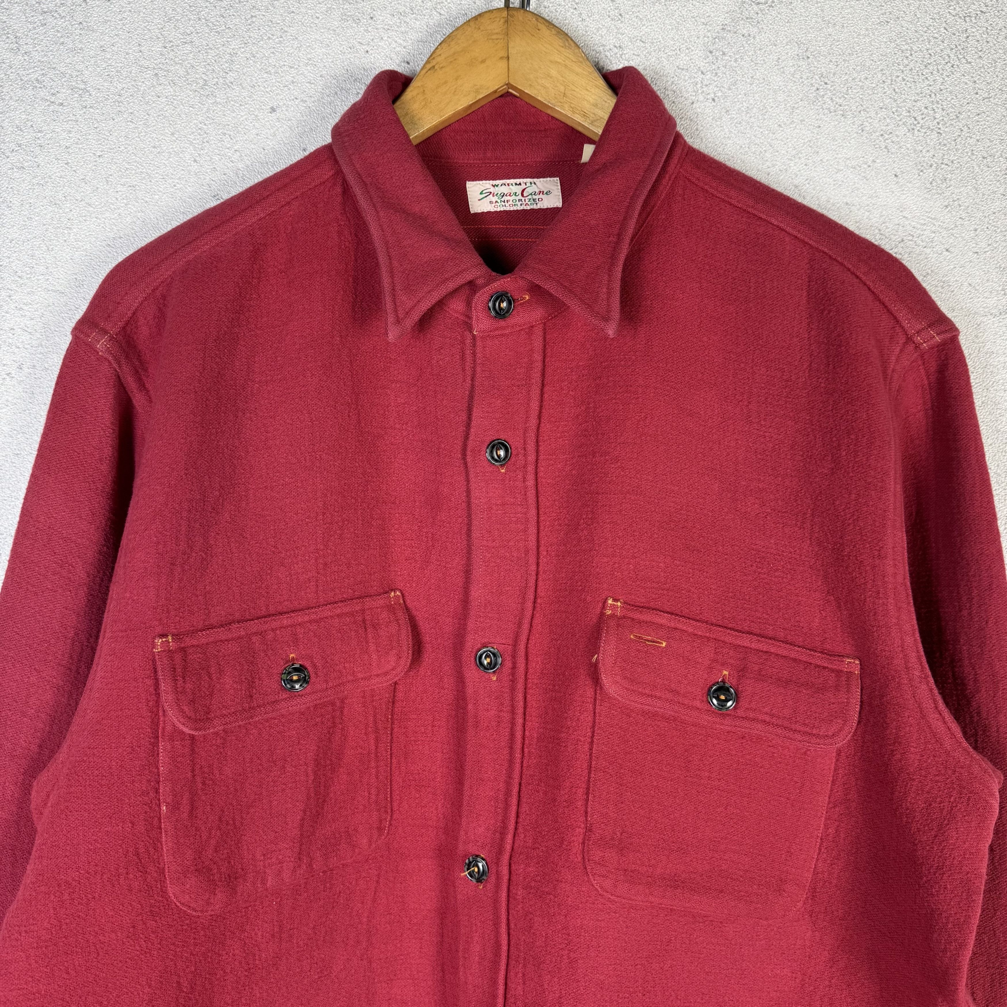 Sugar Cane Vintage Sugar Cane Sanforized Shirt Size US L / EU 52-54 / 3 - 3 Thumbnail