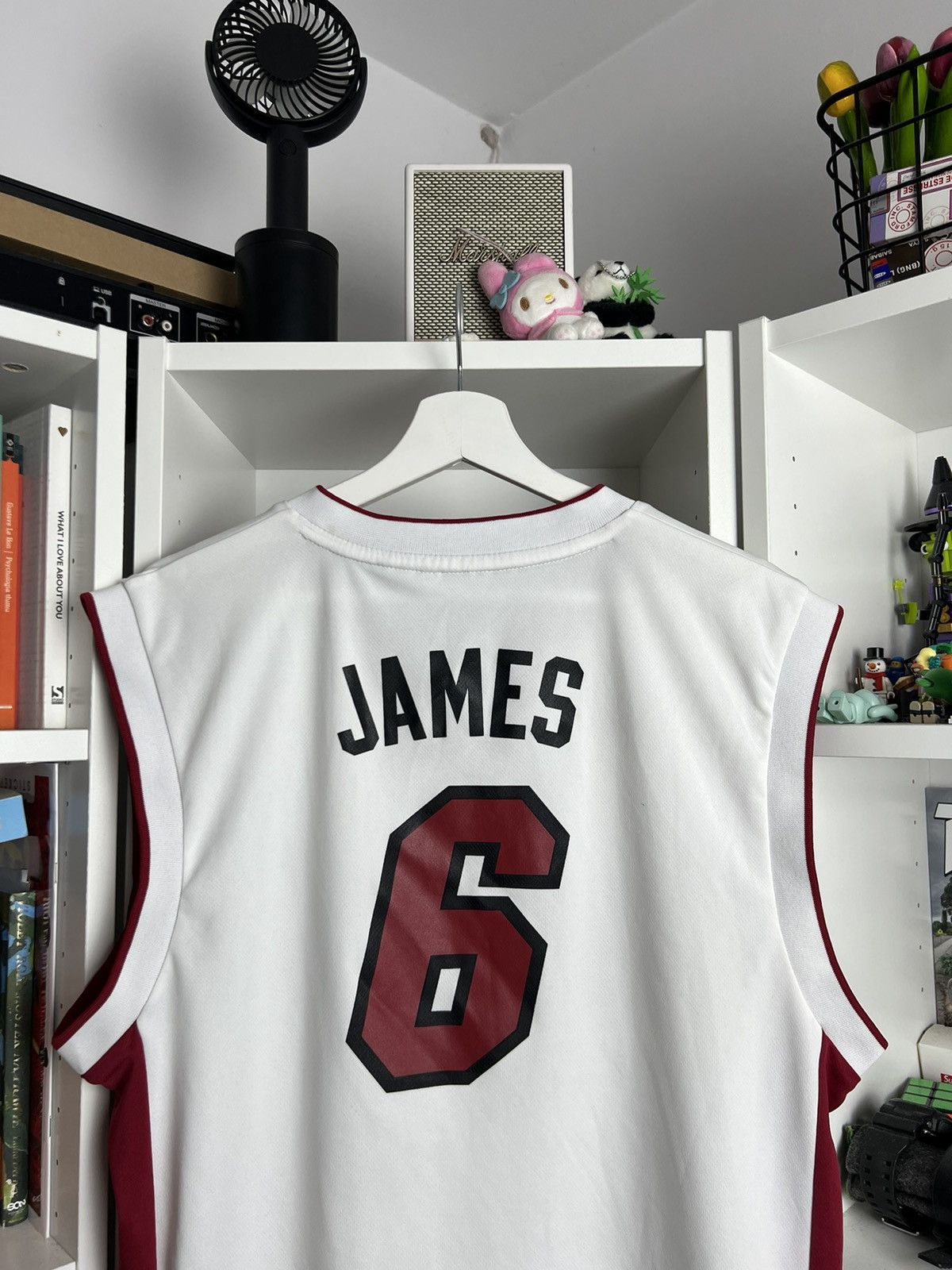 Adidas × NBA × Vintage Vintage Adidas Miami Heat NBA James 6 basketball jersey M Size US M / EU 48-50 / 2 - 6 Thumbnail