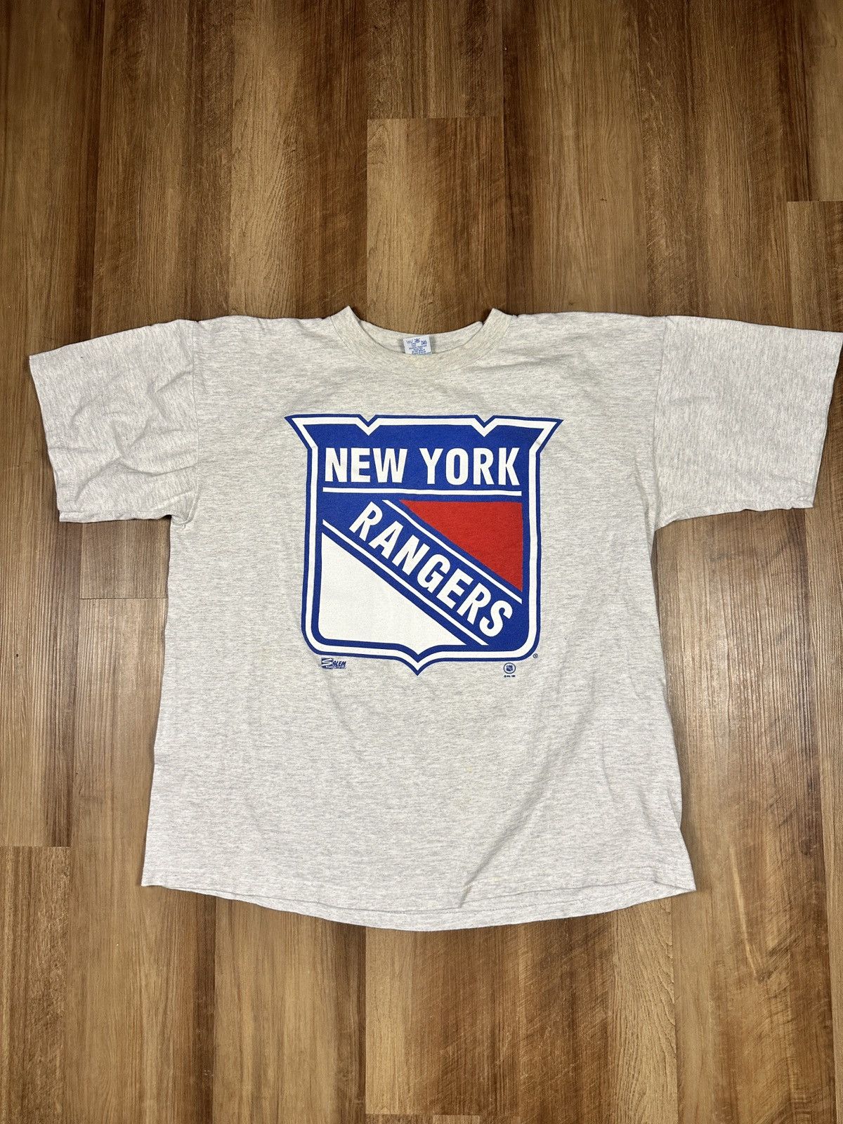 Vintage Vintage New York Rangers Big T-Shirt Gray Size XL Salem Tag Size US XL / EU 56 / 4 - 1 Thumbnail