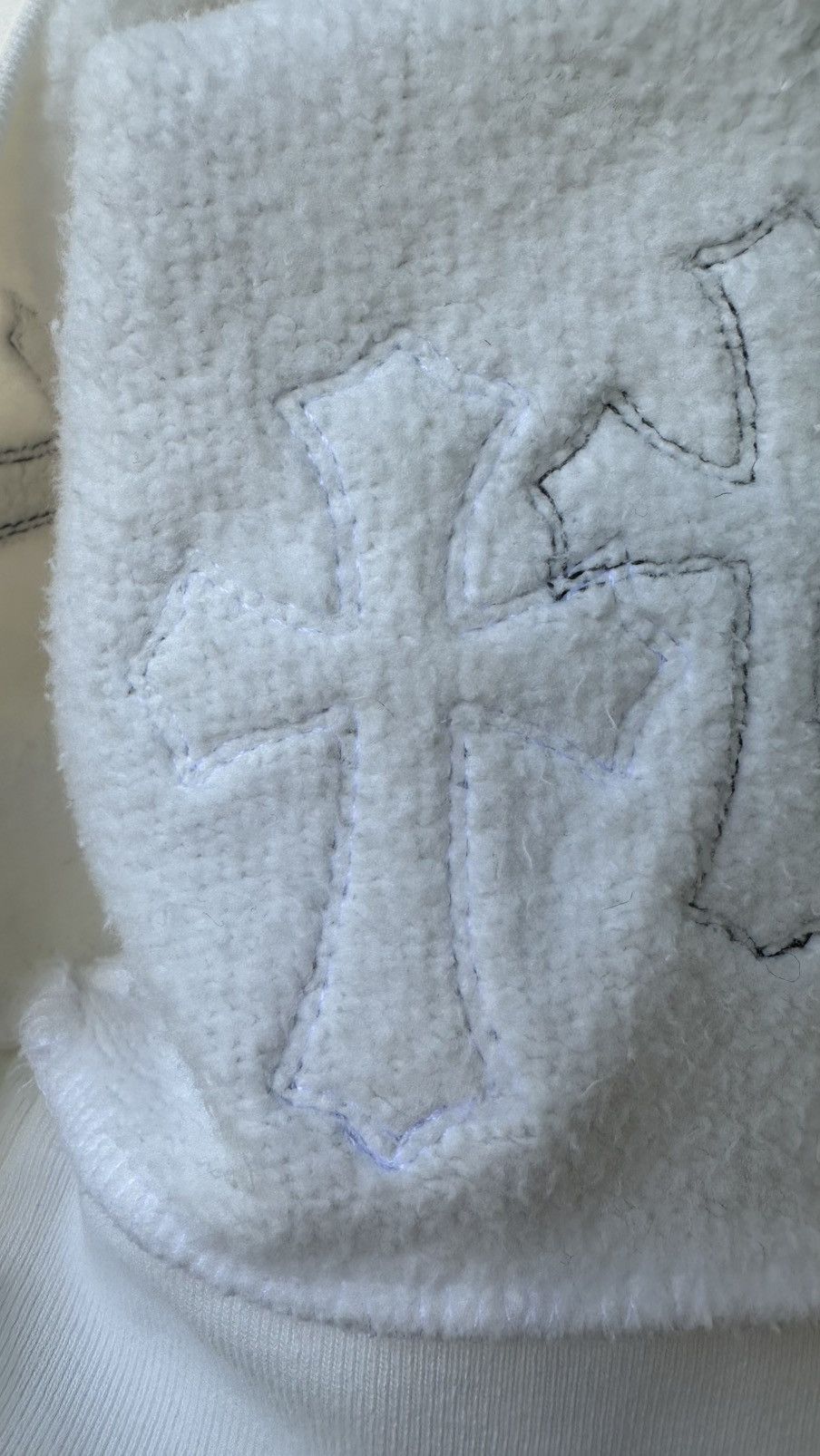 Chrome Hearts Chrome Hearts White & Leopard Cross Patch Sweatshirt Size US L / EU 52-54 / 3 - 17 Thumbnail