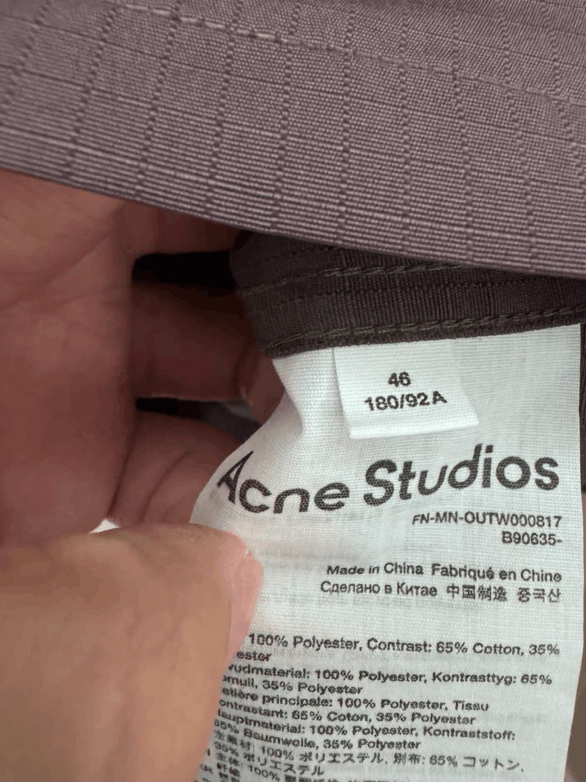 Acne Studios Sz 46 Acne Studio 22AW Muli-pocket Hunting jacket-2508 Size US S / EU 44-46 / 1 - 6 Thumbnail