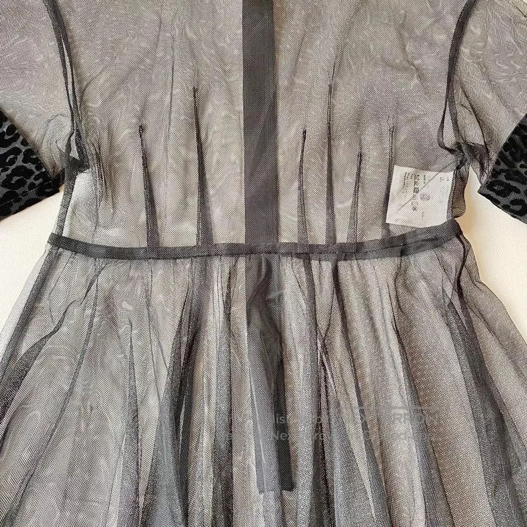 Noir Kei Ninomiya Sheer Leopard Print Maxi Dress. Size XL / US 12-14 / IT 48-50 - 6 Thumbnail
