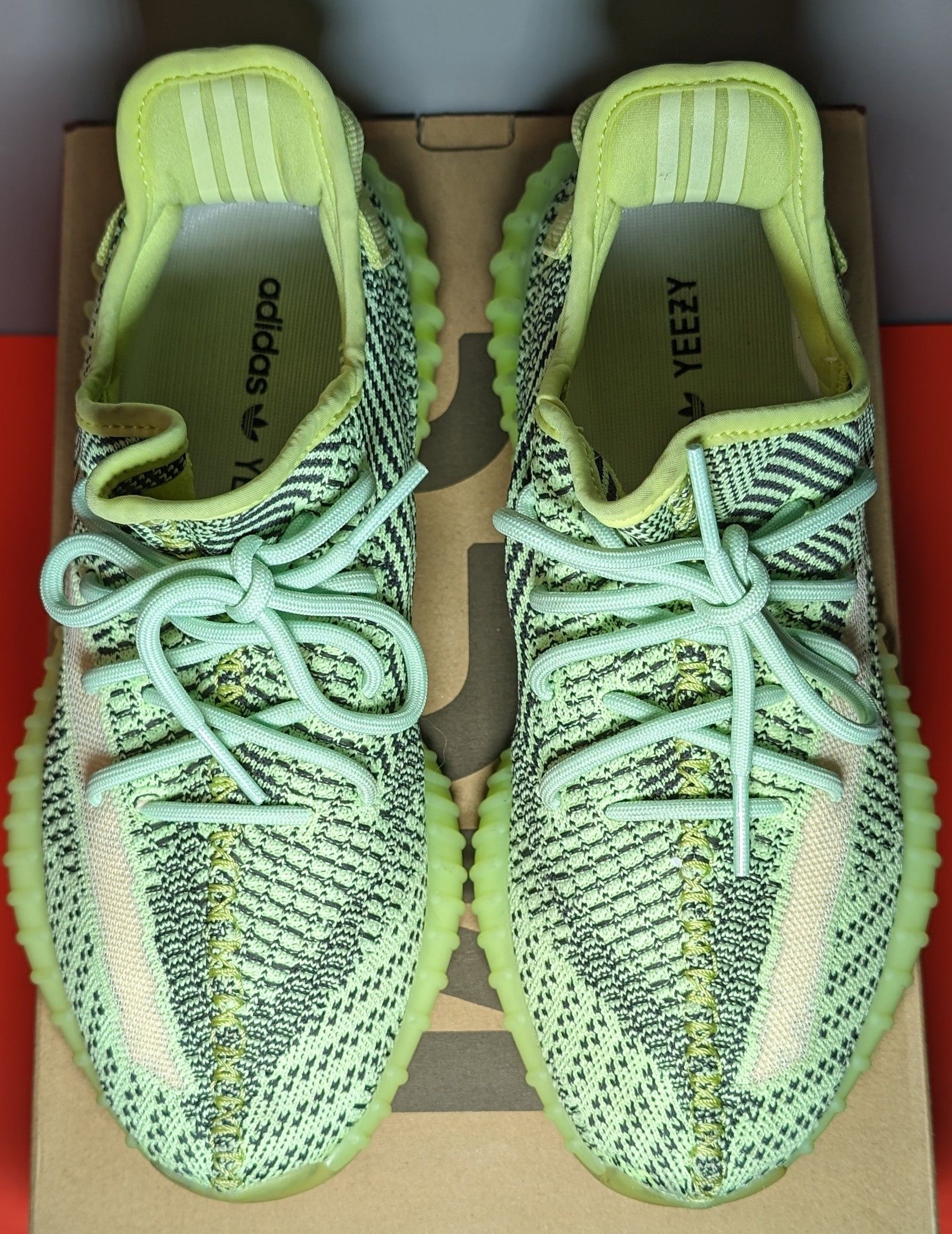 Adidas Size 9 - Adidas Yeezy Boost 350 V2 Yeezreel Non-Reflective Size US 9 / EU 42 - 2 Thumbnail