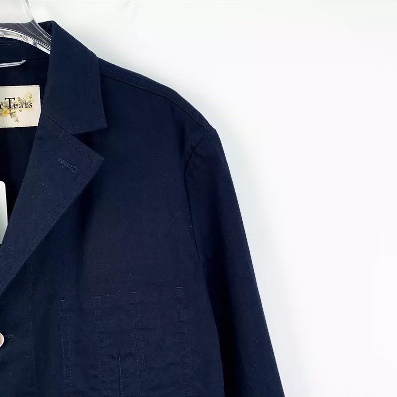 Dior Dior x Denim Tears Navy Cotton Blazer-2505 Size S / US 4 / IT 40 - 3 Thumbnail