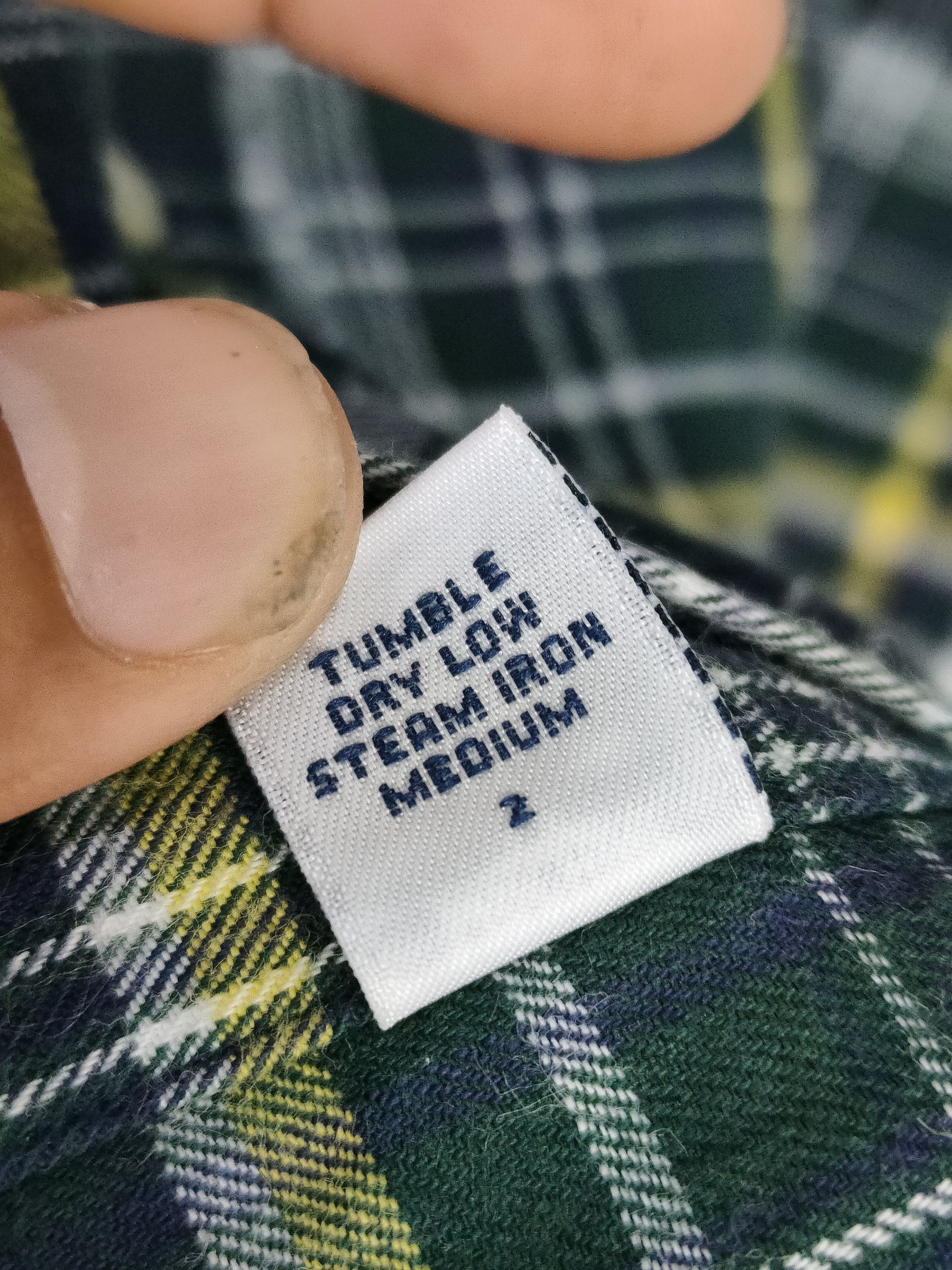 Polo Ralph Lauren × Vintage Vintage Polo Ralph Lauren Flannel Shirt Size US L / EU 52-54 / 3 - 6 Thumbnail