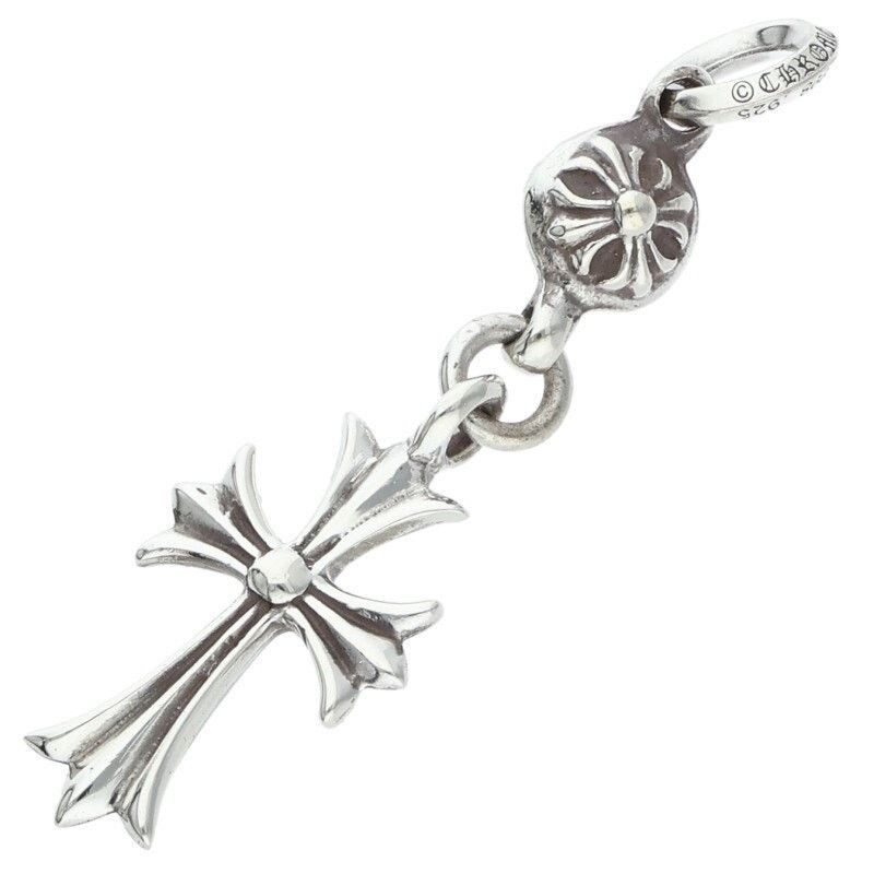 Chrome Hearts Chrome Hearts Tiny Cross Charm Silver Necklace Size ONE SIZE - 1 Thumbnail