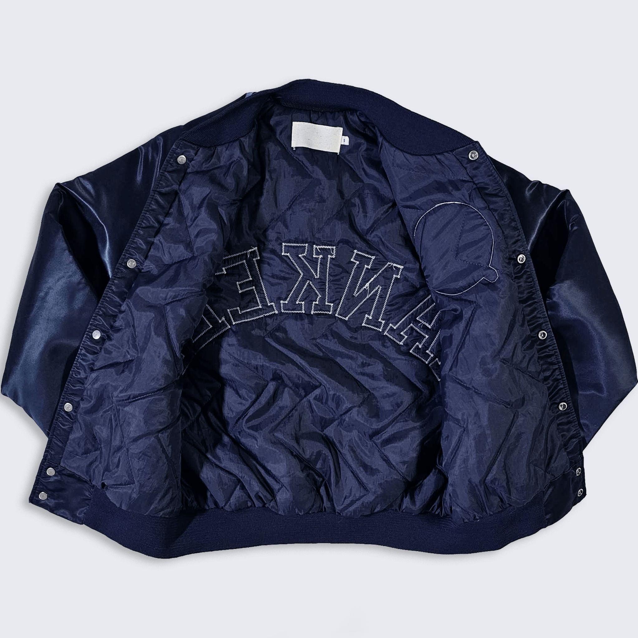 Chalk Line New York Yankees Vintage 80s Chalk Line Satin Bomber Jacket Size US S / EU 44-46 / 1 - 3 Thumbnail