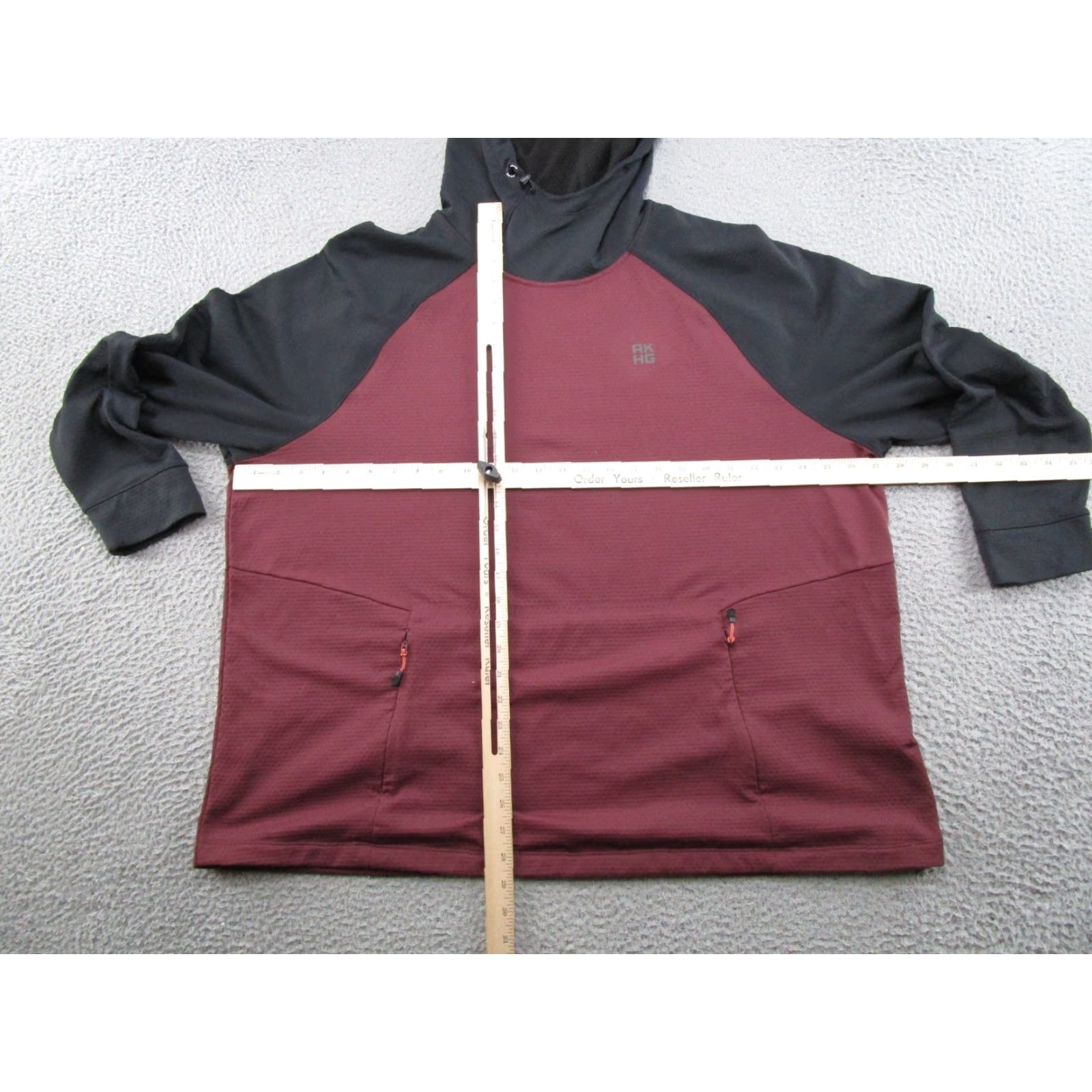 Vintage Alaskan Hardgear Hoodie Womens Plus 2X Red Thermal Fleece Crosslayer Pullover Winter Adult Womens 80279 Size XXL / US 16-18 / IT 52-54 - 4 Thumbnail