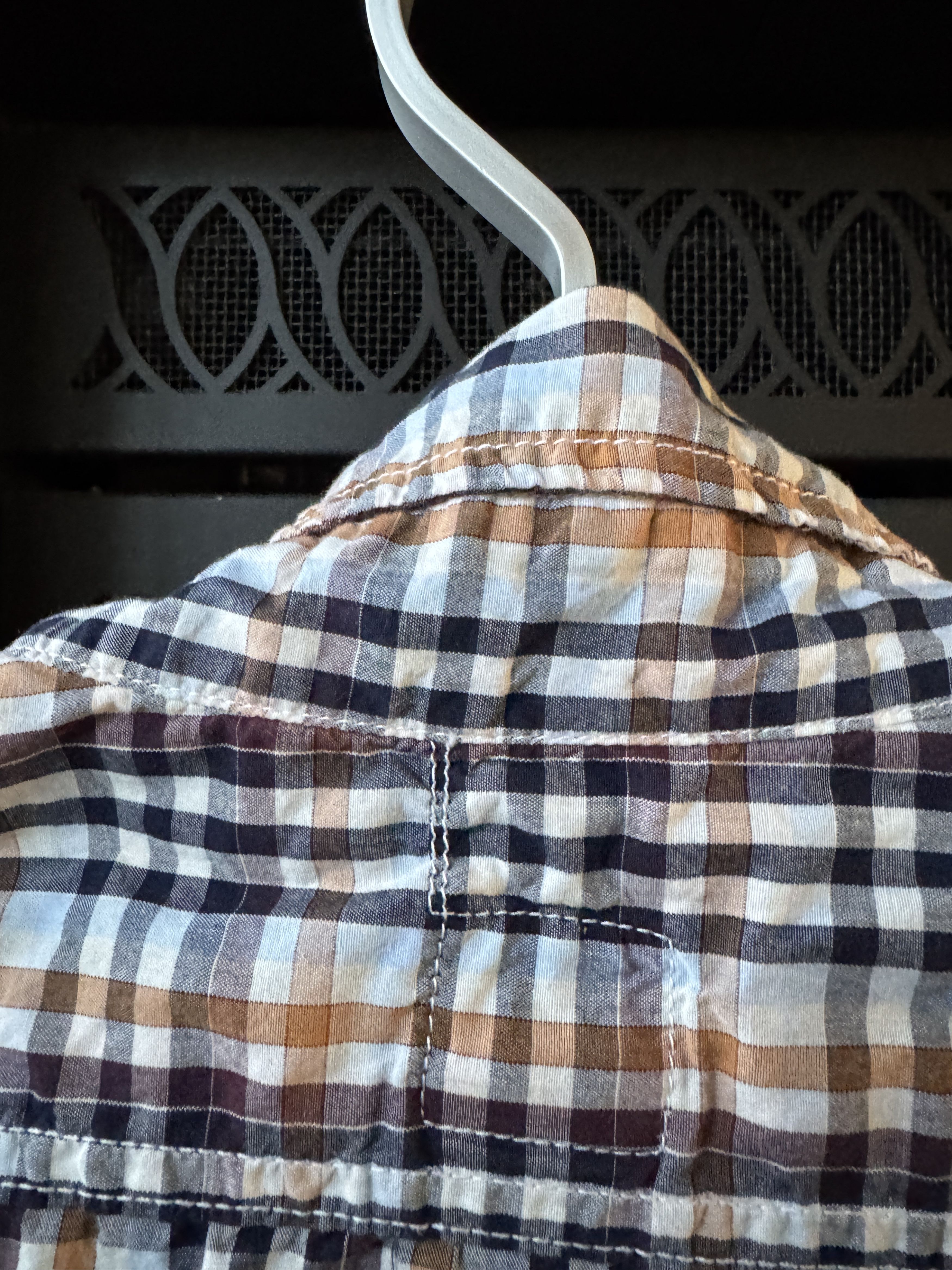 Post Overalls Post O'Alls Checkered Button Up Cotton Shirt Size US XL / EU 56 / 4 - 10 Thumbnail