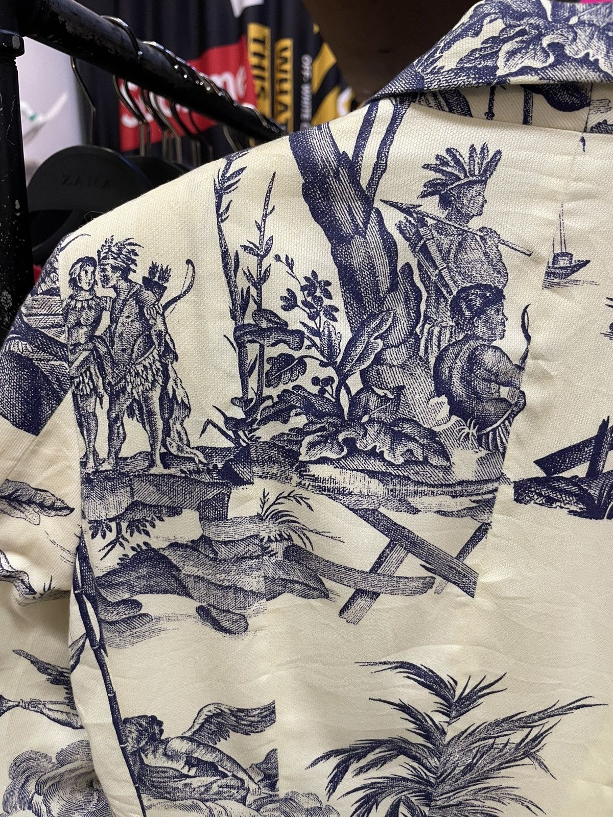 Valentino × Vintage Valentino Oliver Full Print Blazer Size S / US 4 / IT 40 - 7 Thumbnail