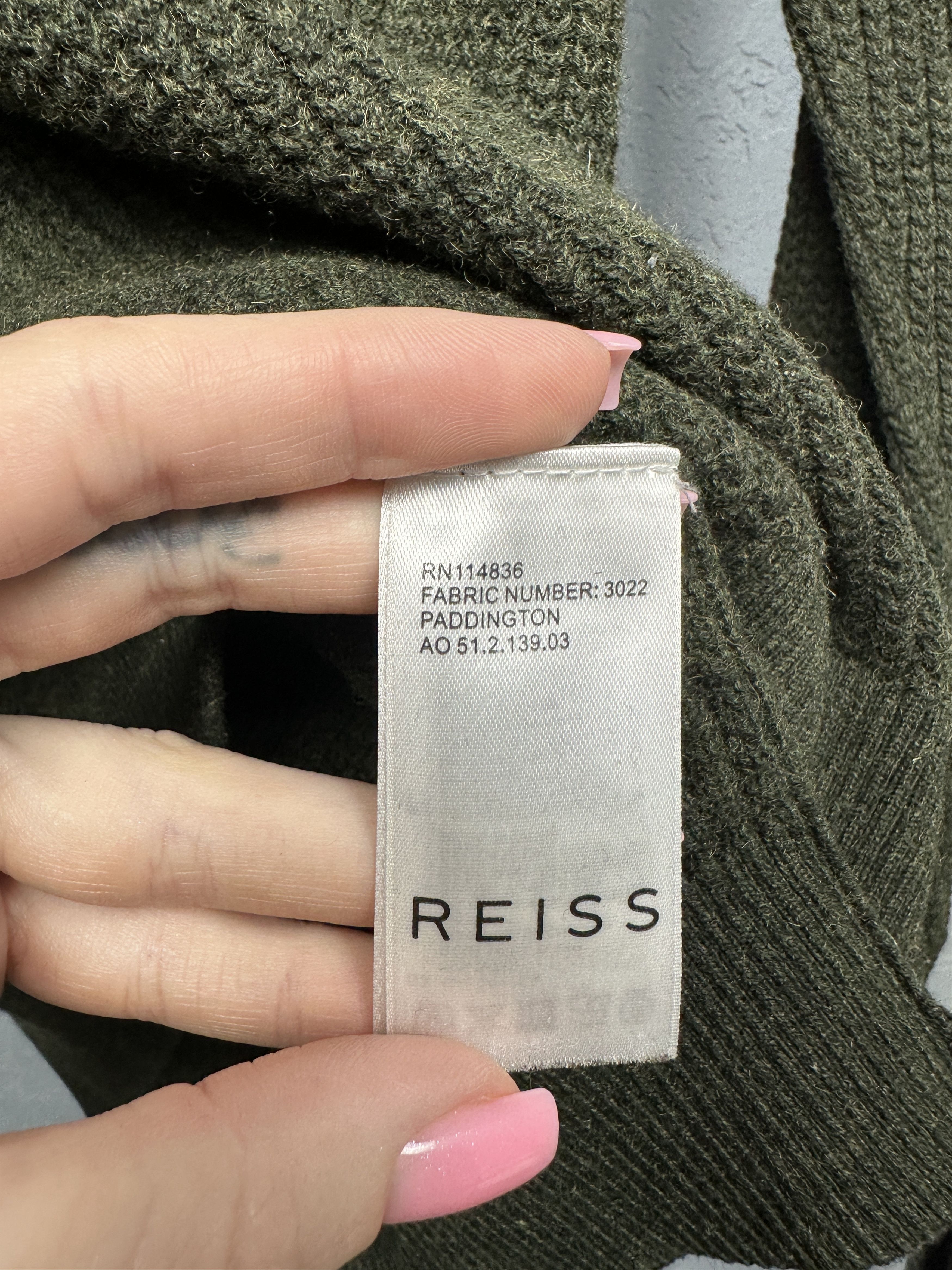 Reiss Reiss Mens Crew Neck Wool Knit Sweater Size US M / EU 48-50 / 2 - 4 Thumbnail