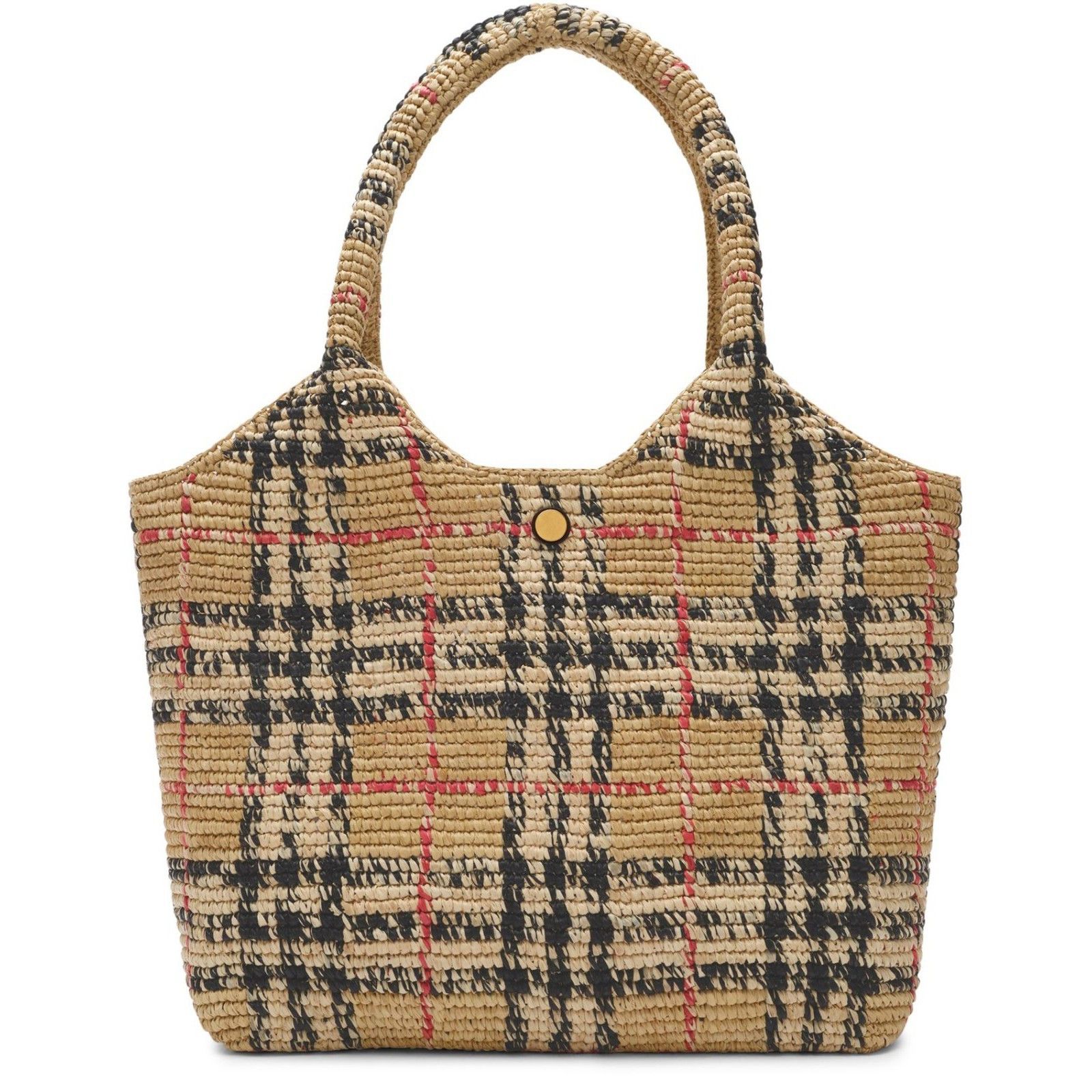 Burberry BURBERRY Beige Raffia Tote Bag New & Authentic Size ONE SIZE - 4 Thumbnail