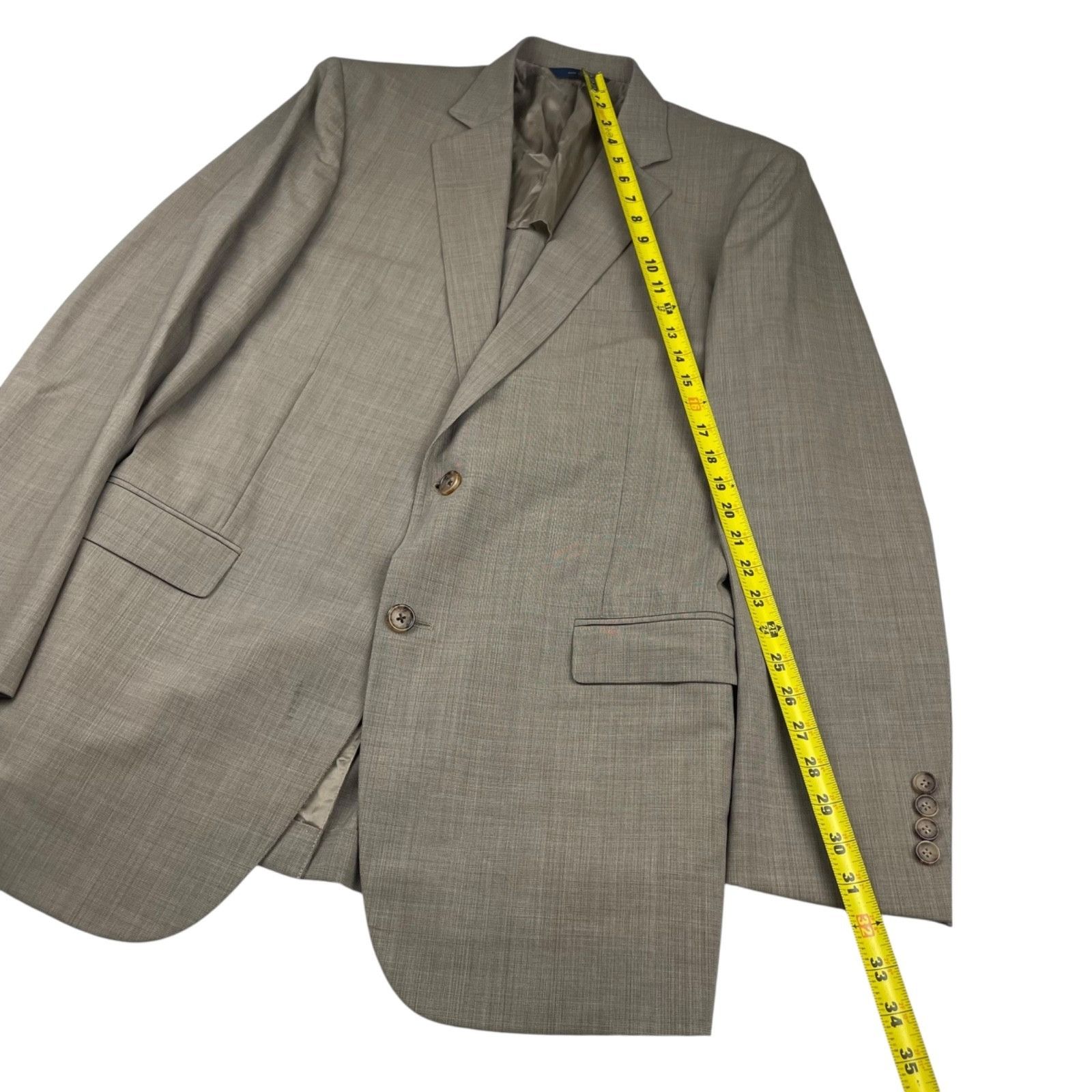 Brooks Brothers Brooks Brothers Men's BrooksCool Fitzgerald 2-Button Suit Be Size 42L - 12 Thumbnail