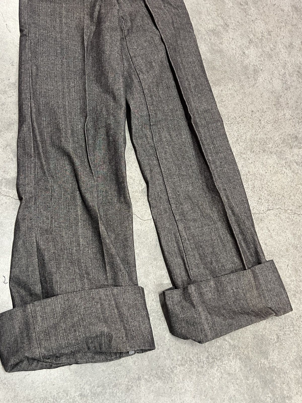Vintage Y2K 2000's VTG Vintage Denim Factoria Retro Emo Black Jeans Size 24" / US 00 / IT 34 - 6 Thumbnail
