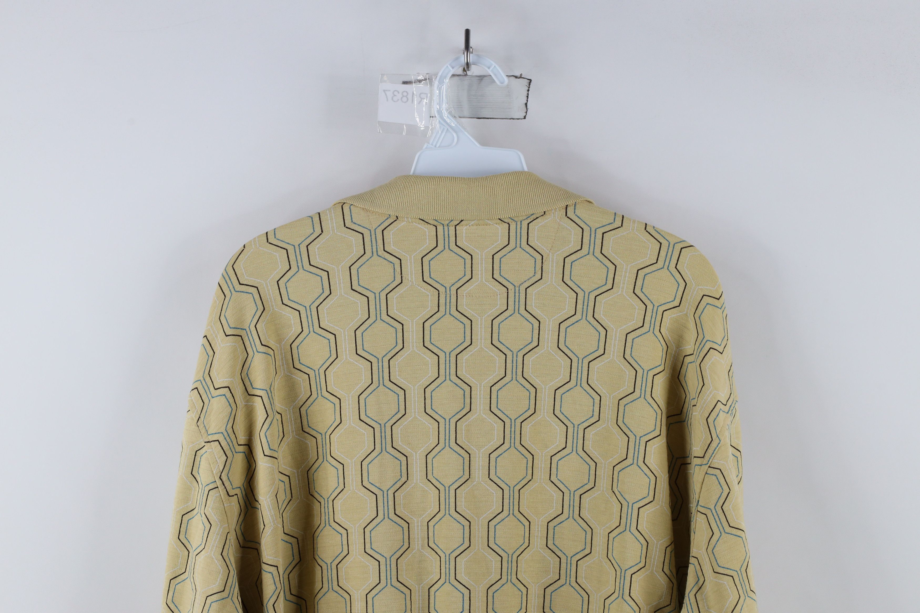 Vintage Vintage 90s Streetwear Collared Long Sleeve Pullover Polo Size US XXL / EU 58 / 5 - 10 Thumbnail