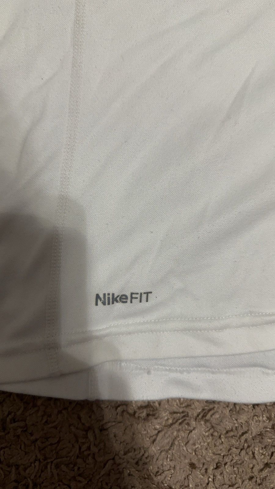 Nike × Vintage Nike white vintage t-shirt Nike fit size Large Size US L / EU 52-54 / 3 - 3 Thumbnail