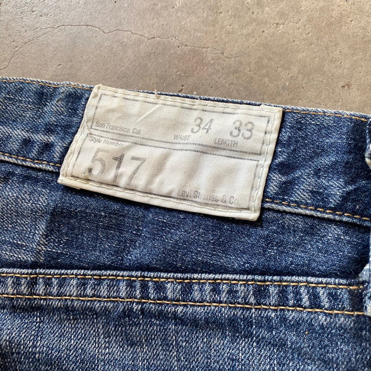 Levi's 💥 Need Gone💥 Vintage Levis 517 Flare Denim Size US 32 / EU 48 - 20 Thumbnail