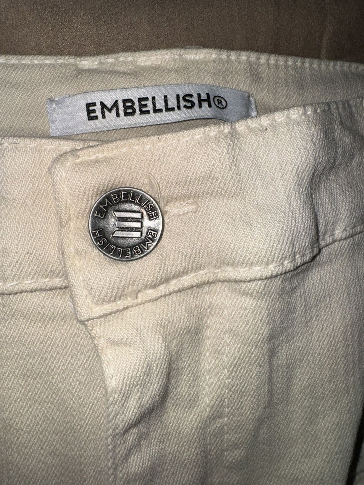 Embellish Embellish Racer Biker Denim Jeans - Size 34 Size US 34 / EU 50 - 4 Thumbnail