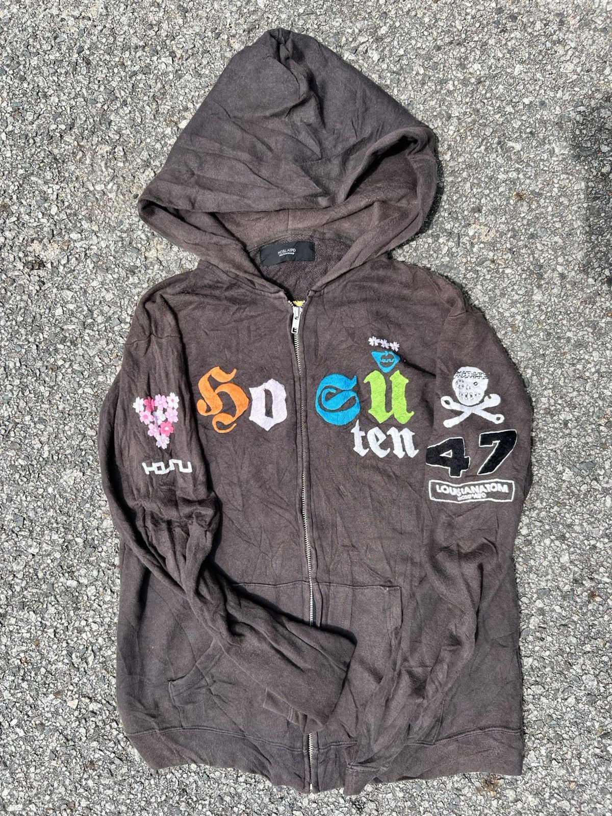 Designer × Japanese Brand Hosu ATPD Sun Faded Hoodie Size S / US 4 / IT 40 - 6 Thumbnail