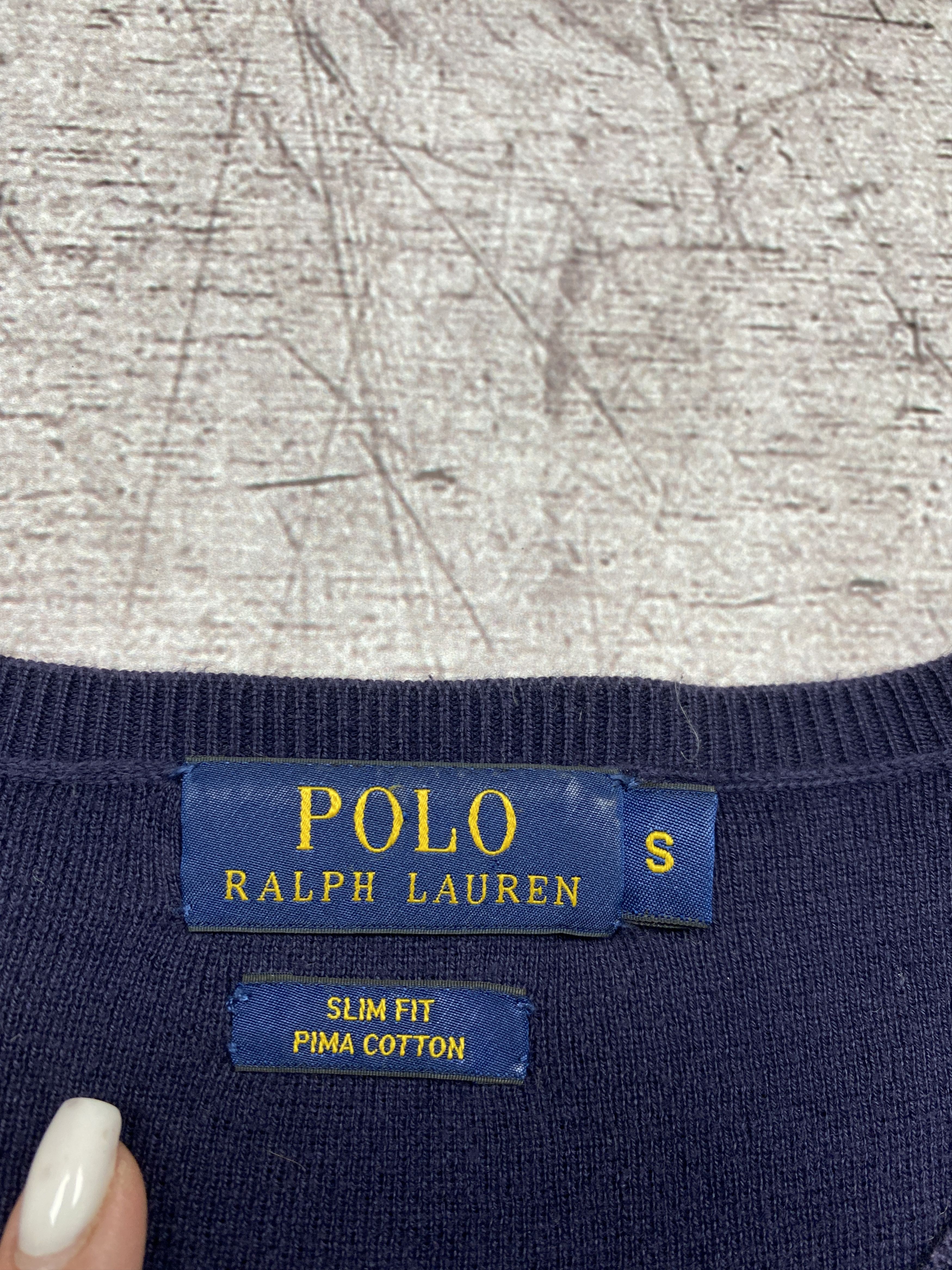 Polo Ralph Lauren Polo Ralph Lauren Vintage Mens Crew Neck Sweater Size US S / EU 44-46 / 1 - 5 Thumbnail