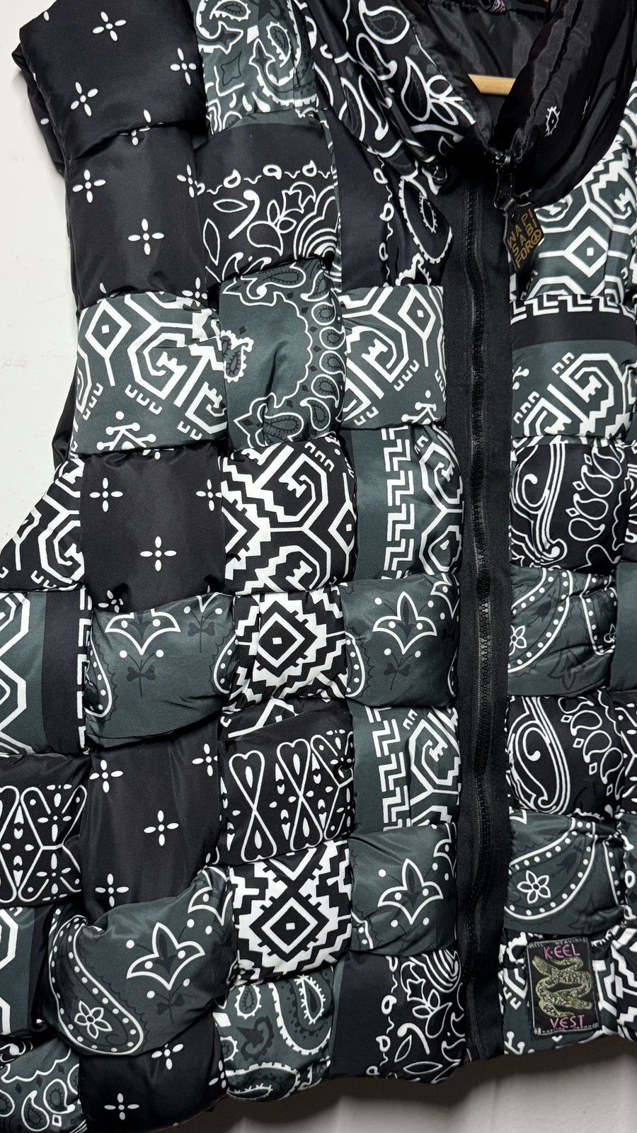 Kapital Black Bandana Keel-Weaving Vest Size US S / EU 44-46 / 1 - 3 Thumbnail